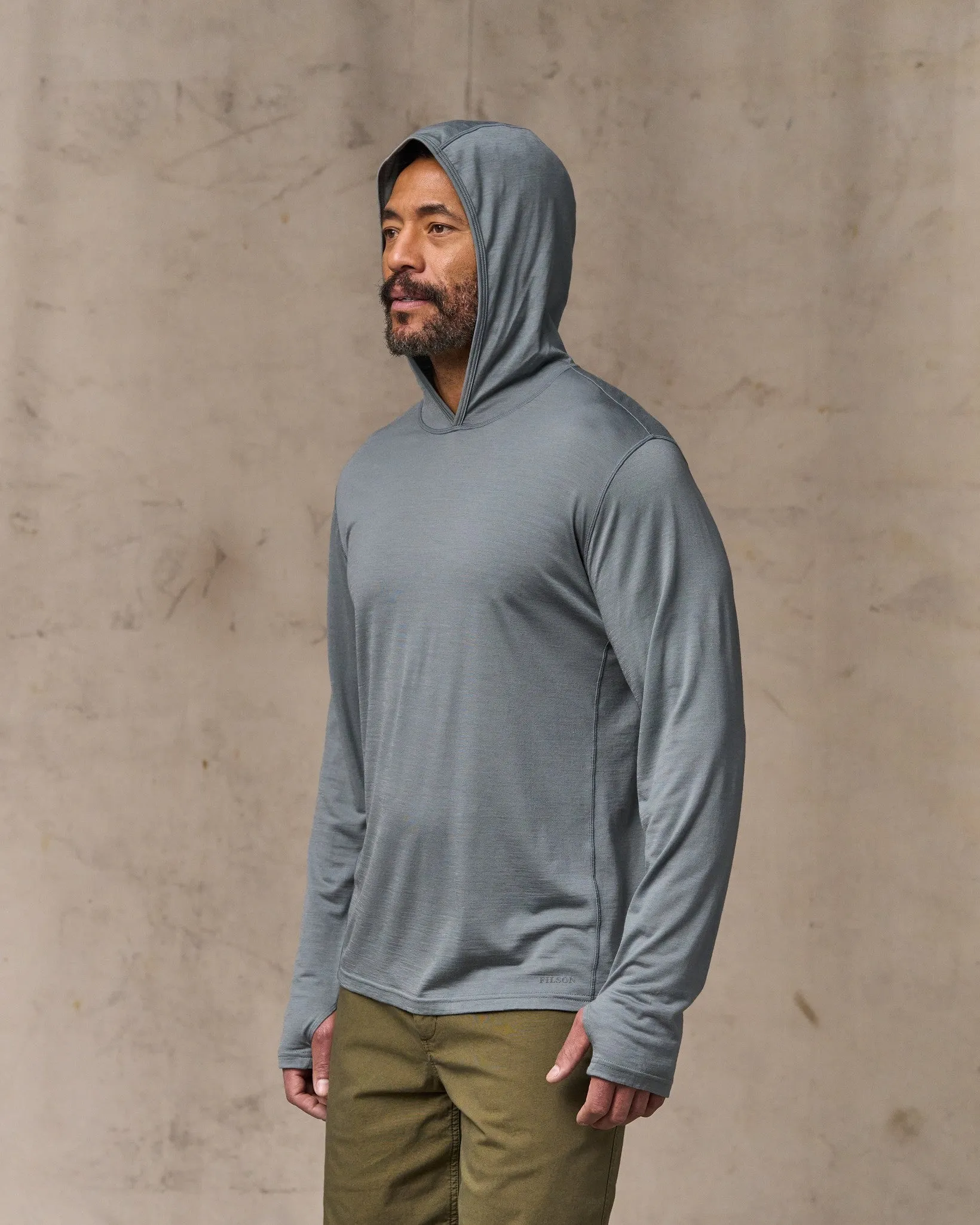 Wool-Blend UPF Hoodie - Sage Gray sold by Filson product image thumbnail 5