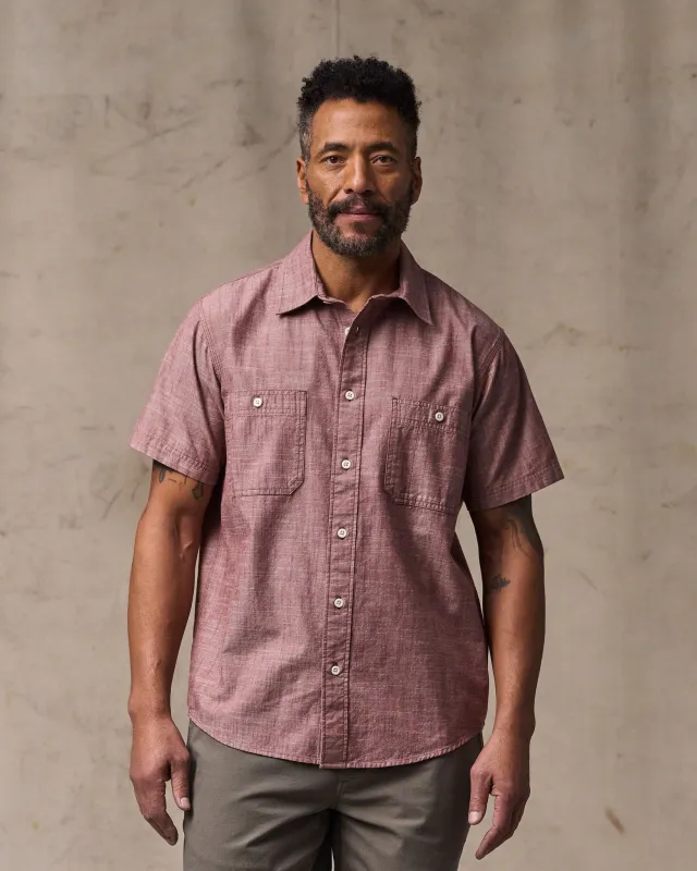 Short Sleeve Chambray Shirt - Sable sold by Filson