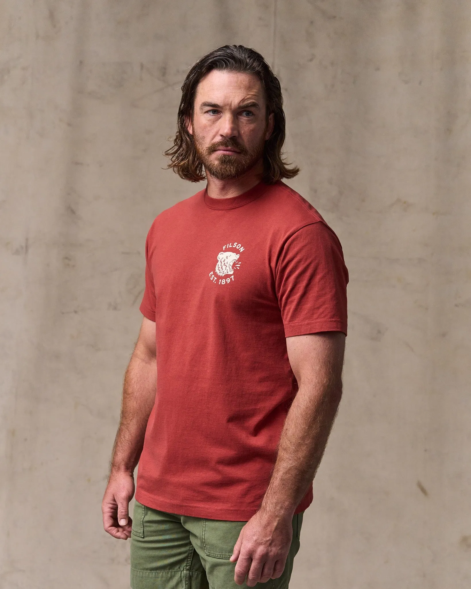 Bear Graphic T-Shirt - Chili Oil sold by Filson product image thumbnail 4