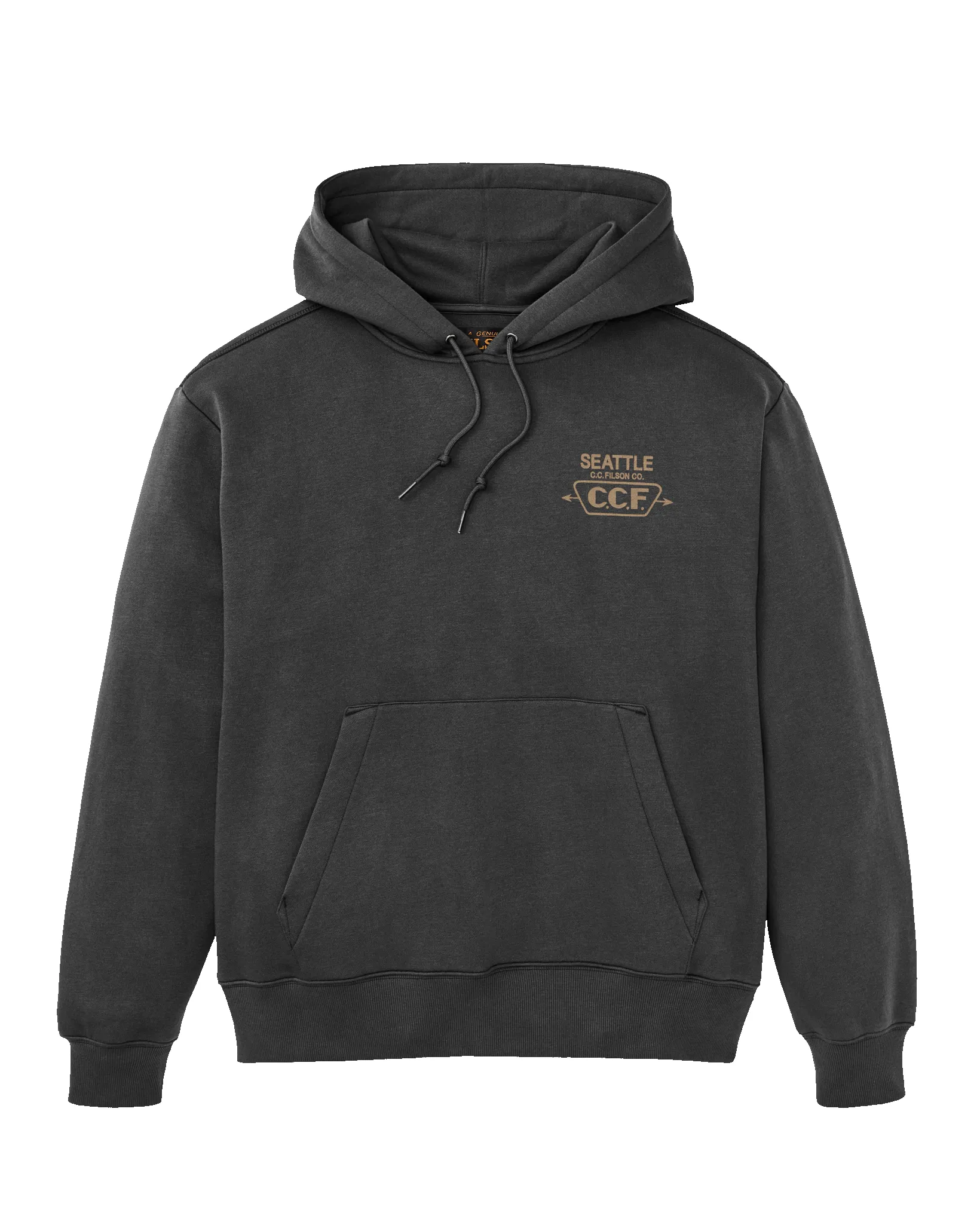 Seattle Graphic Hoodie - Faded Black sold by Filson