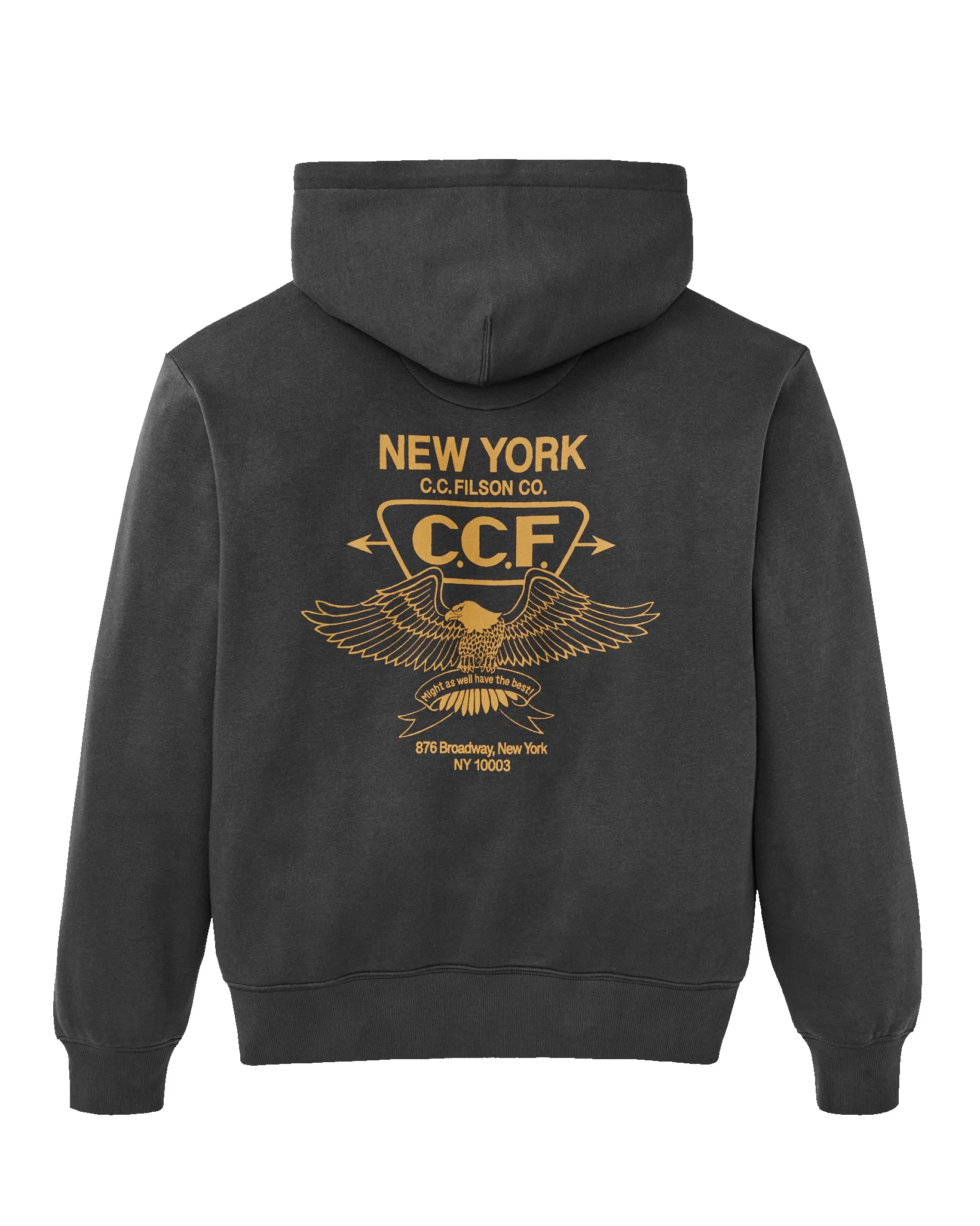 NYC Graphic Hoodie - Faded Black sold by Filson product image thumbnail 2