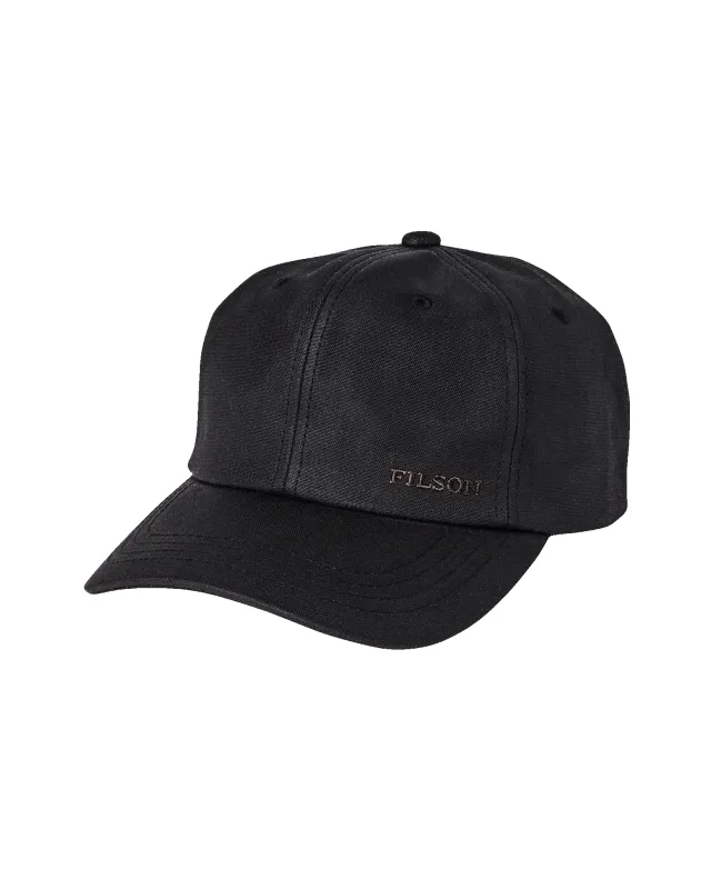 Waxed Low-profile Logger Cap - Black made by Filson