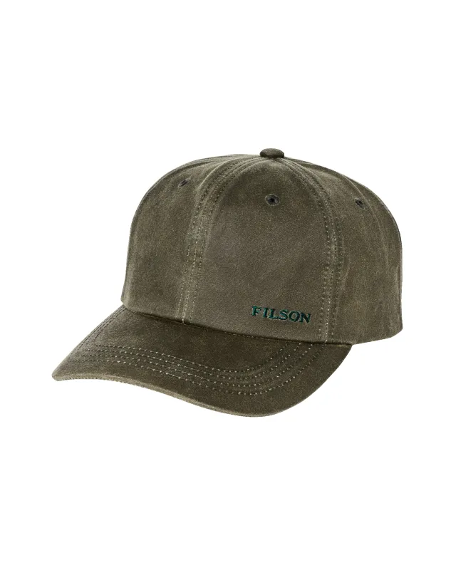 Waxed Low-profile Logger Cap - Otter Green made by Filson