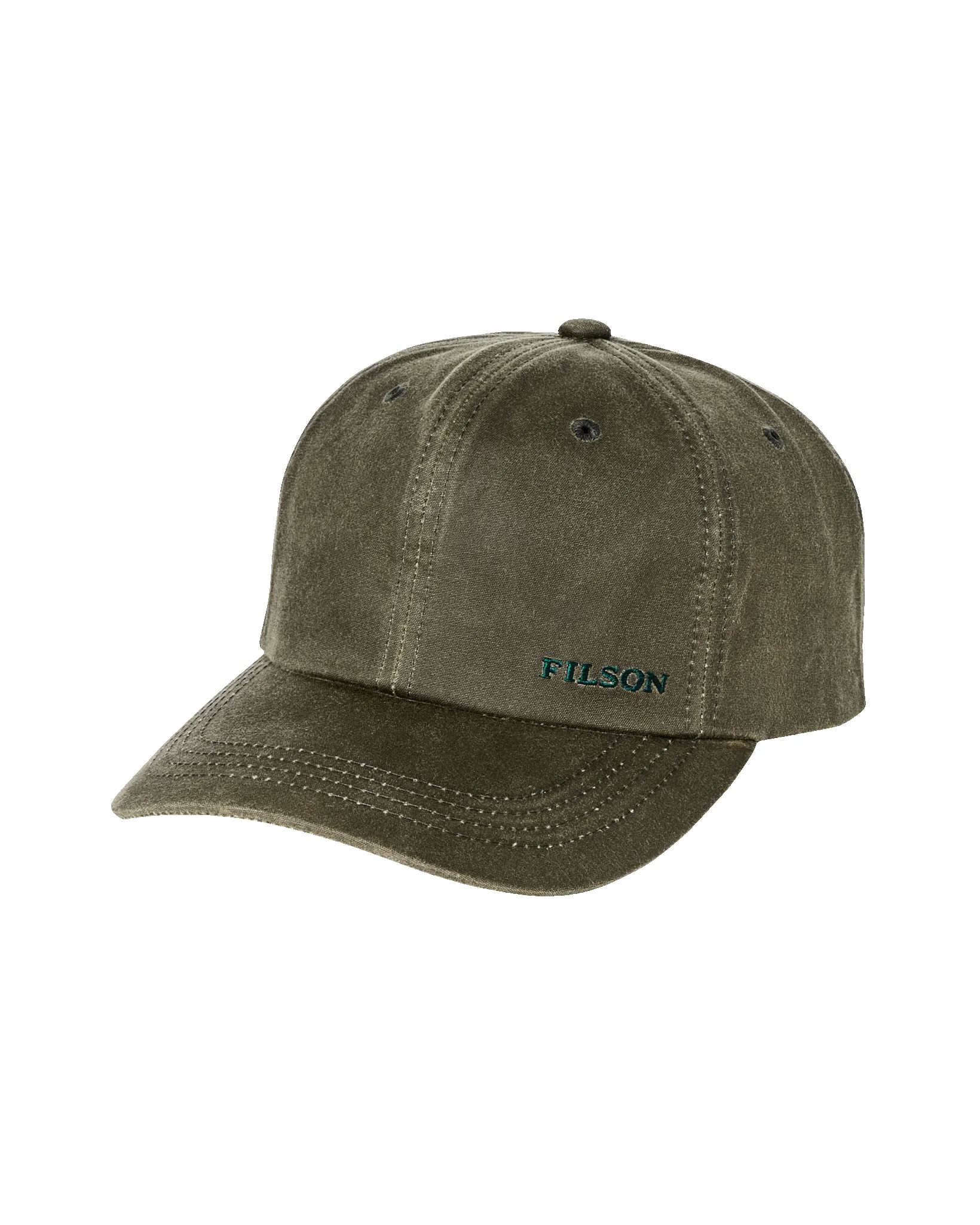 Waxed Low-profile Logger Cap - Otter Green sold by Filson