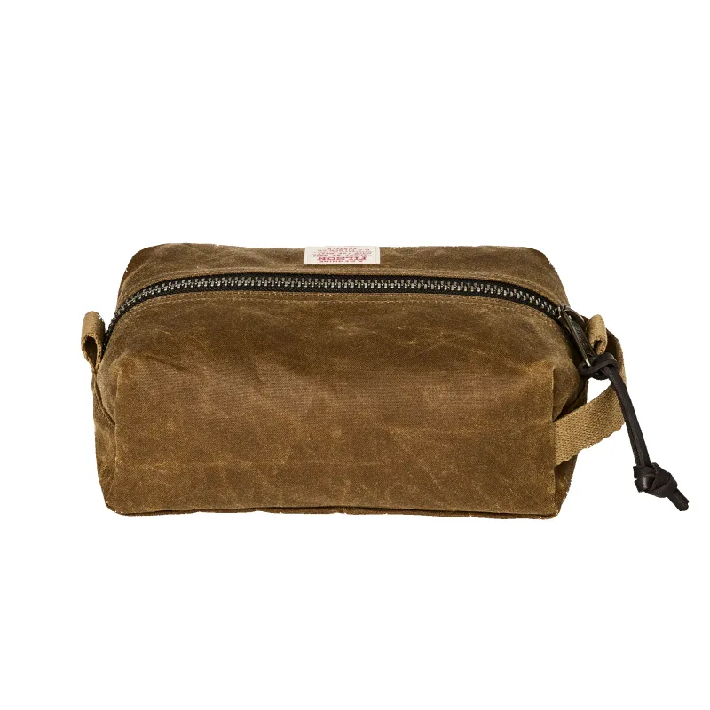 Tin Cloth Travel Kit - Dark Tan made by Filson