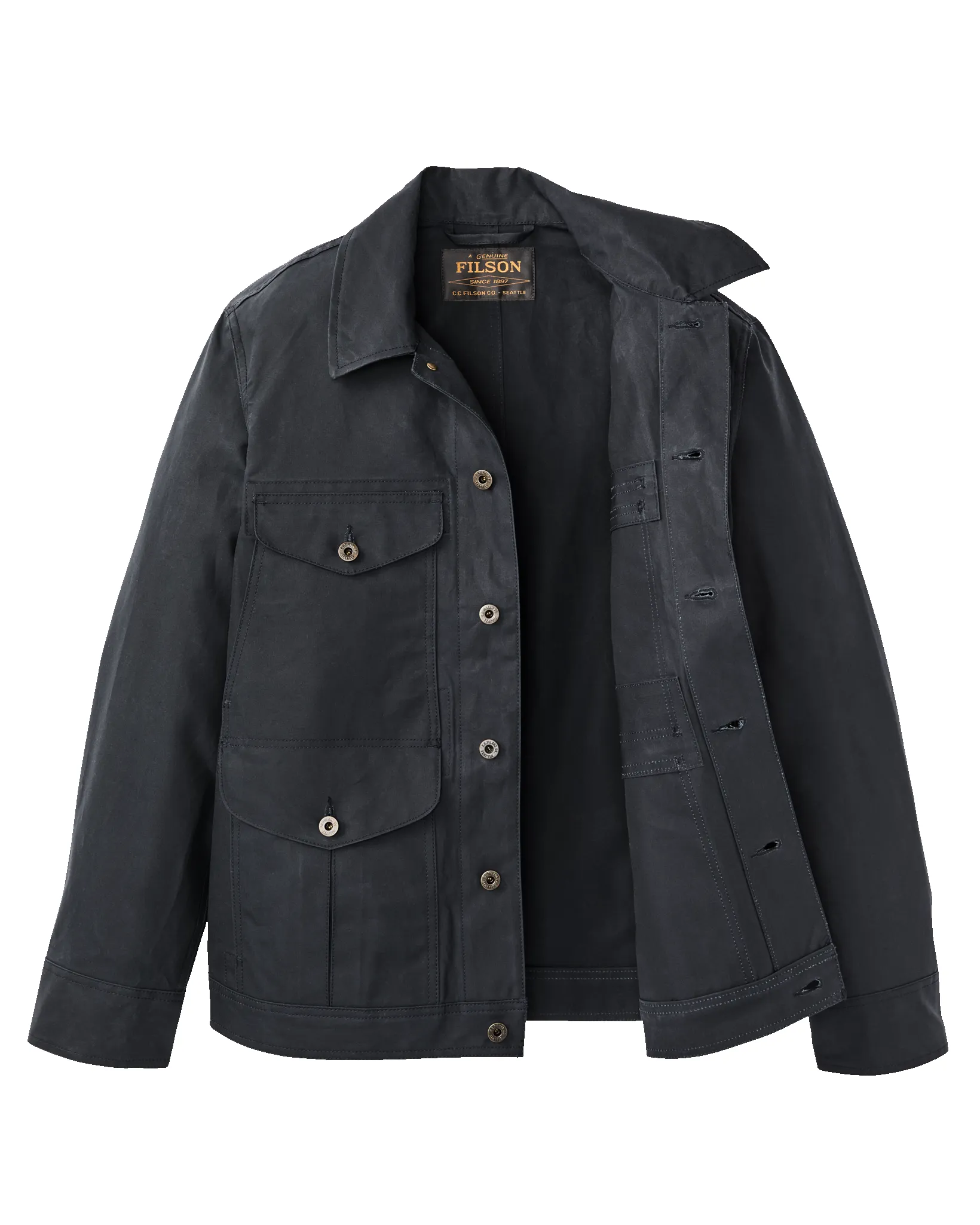 Dry Wax Journeyman Jacket - Navy sold by Filson product image thumbnail 2