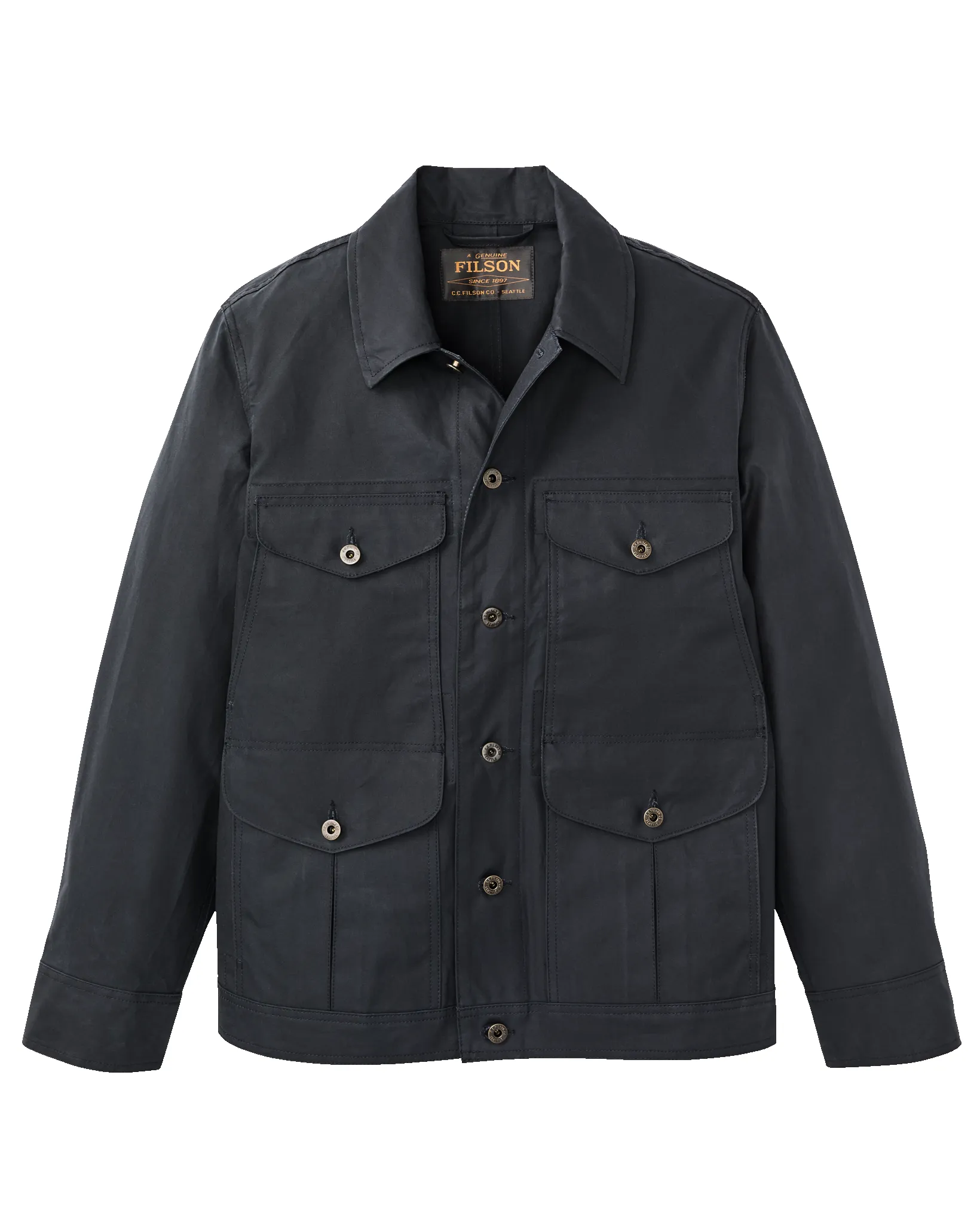 Dry Wax Journeyman Jacket - Navy sold by Filson