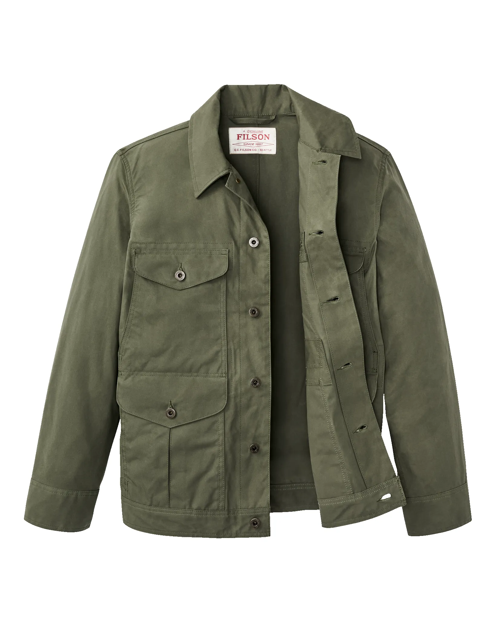 Dry Wax Journeyman Jacket - Olive Green sold by Filson product image thumbnail 2
