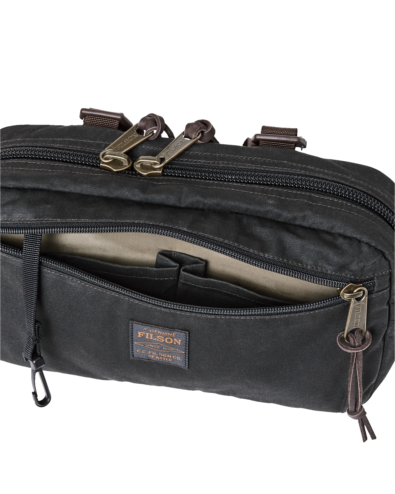 Trapper Creek Modular Waistpack - Dark Timber sold by Filson product image thumbnail 3