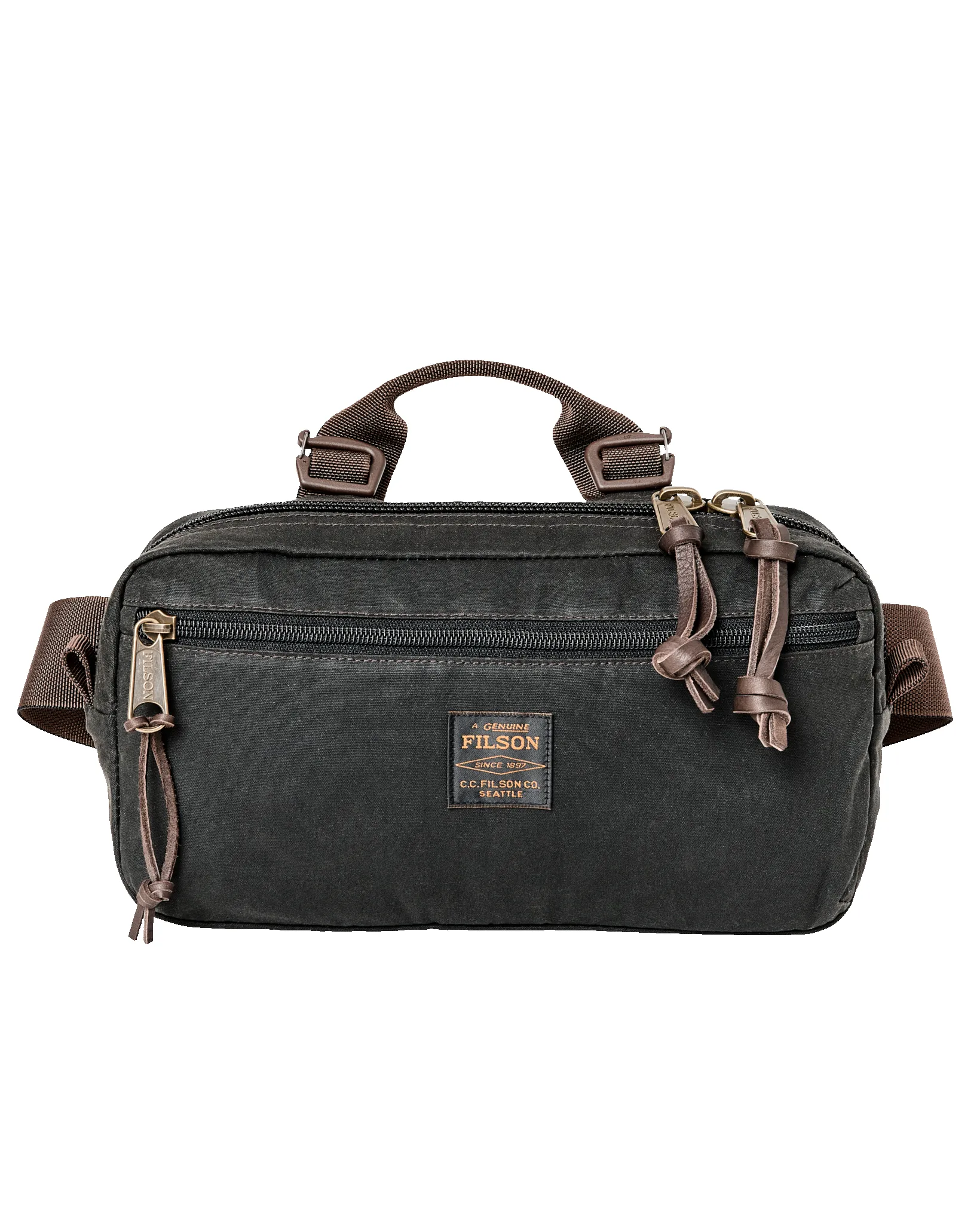 Trapper Creek Modular Waistpack - Dark Timber sold by Filson