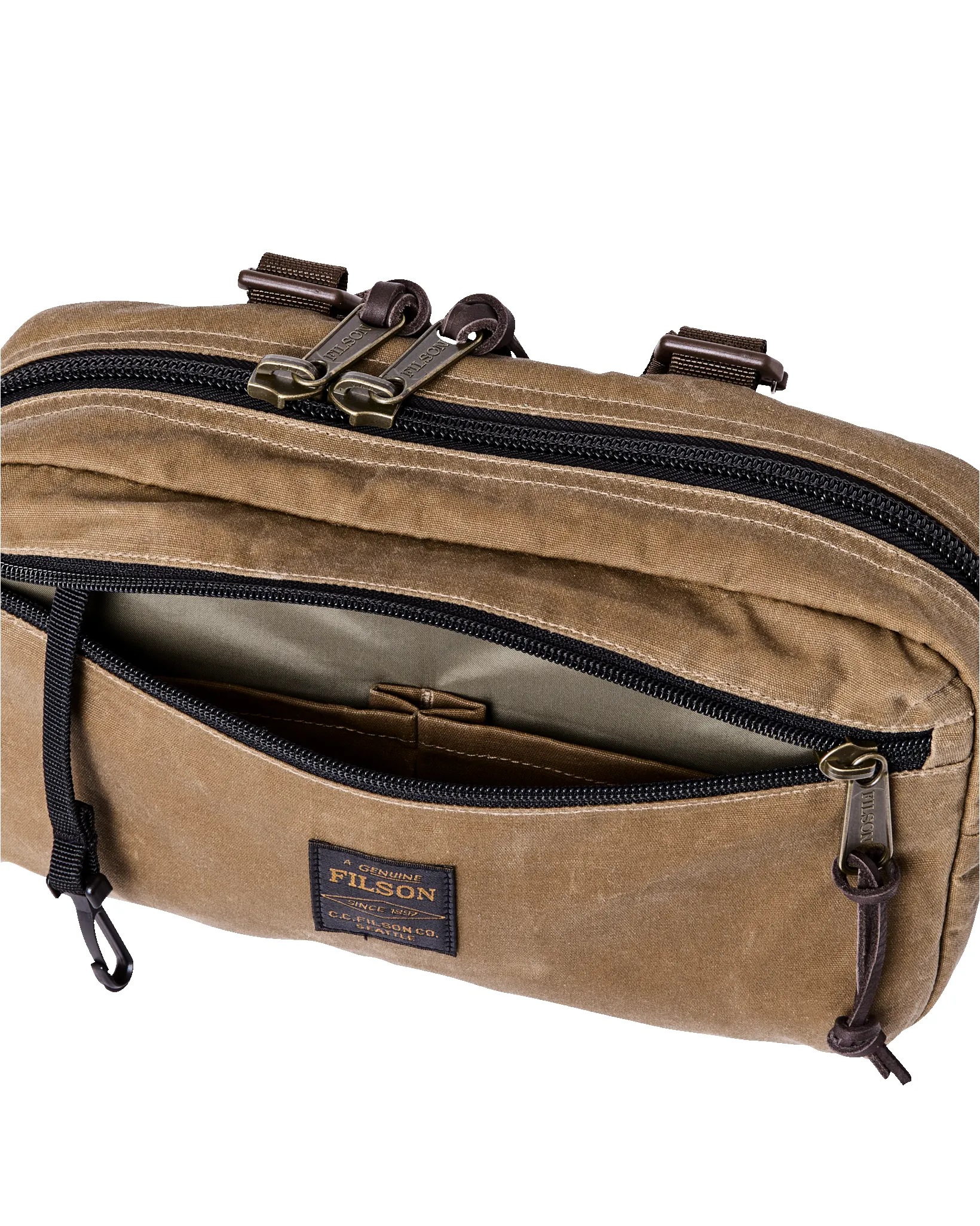 Trapper Creek Modular Waistpack - Dark Tan sold by Filson product image thumbnail 3