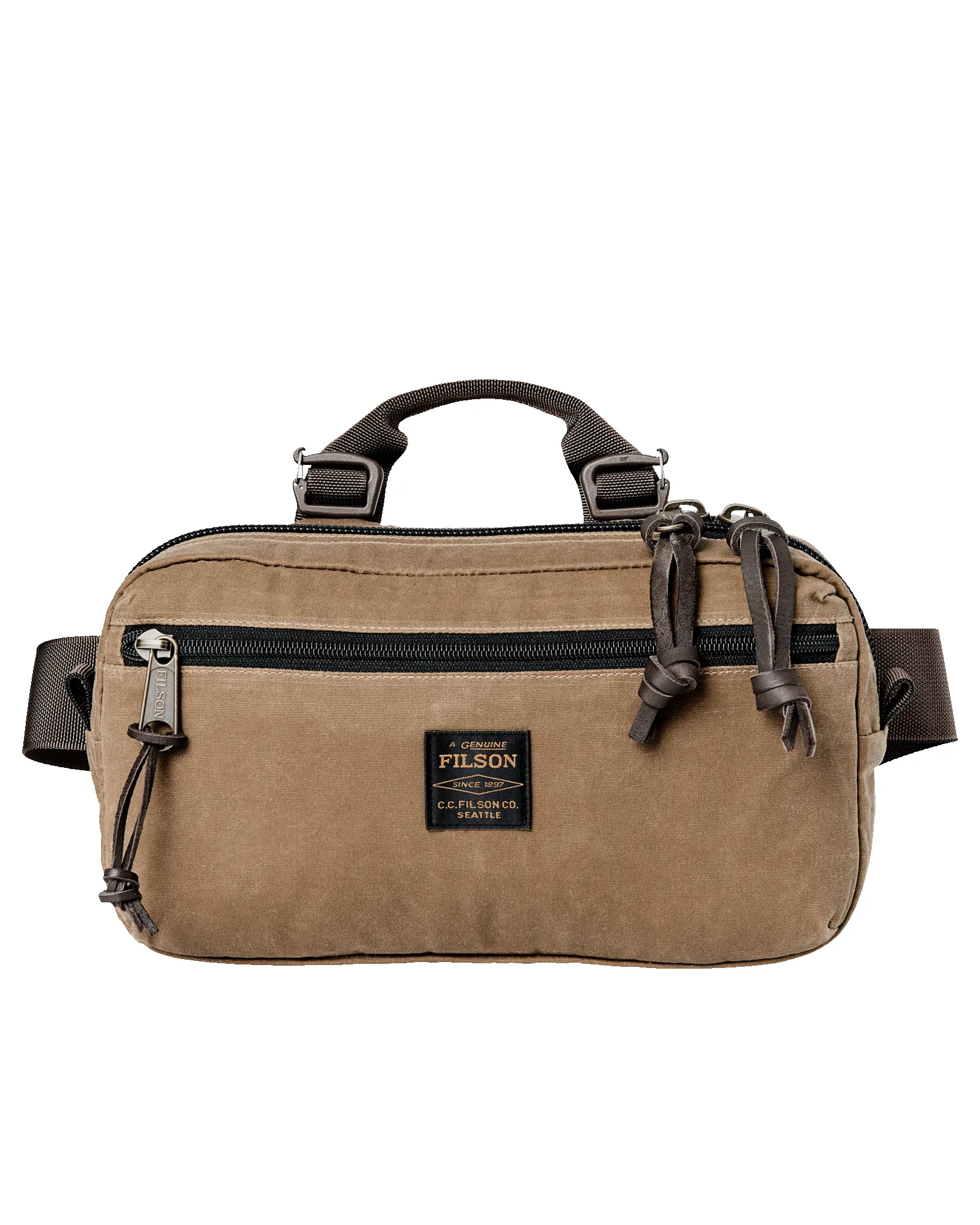 Trapper Creek Modular Waistpack - Dark Tan sold by Filson