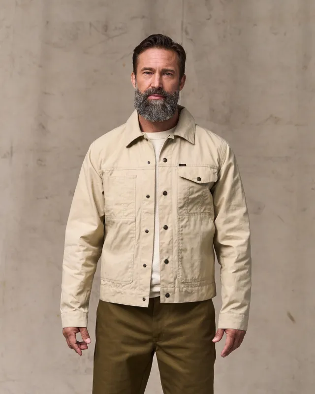 Dry Wax Short Cruiser Jacket - Quail Tan made by Filson