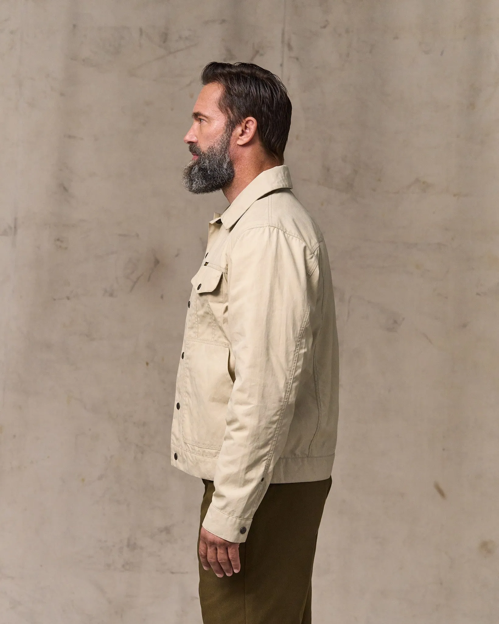 Dry Wax Short Cruiser Jacket - Quail Tan sold by Filson product image thumbnail 3