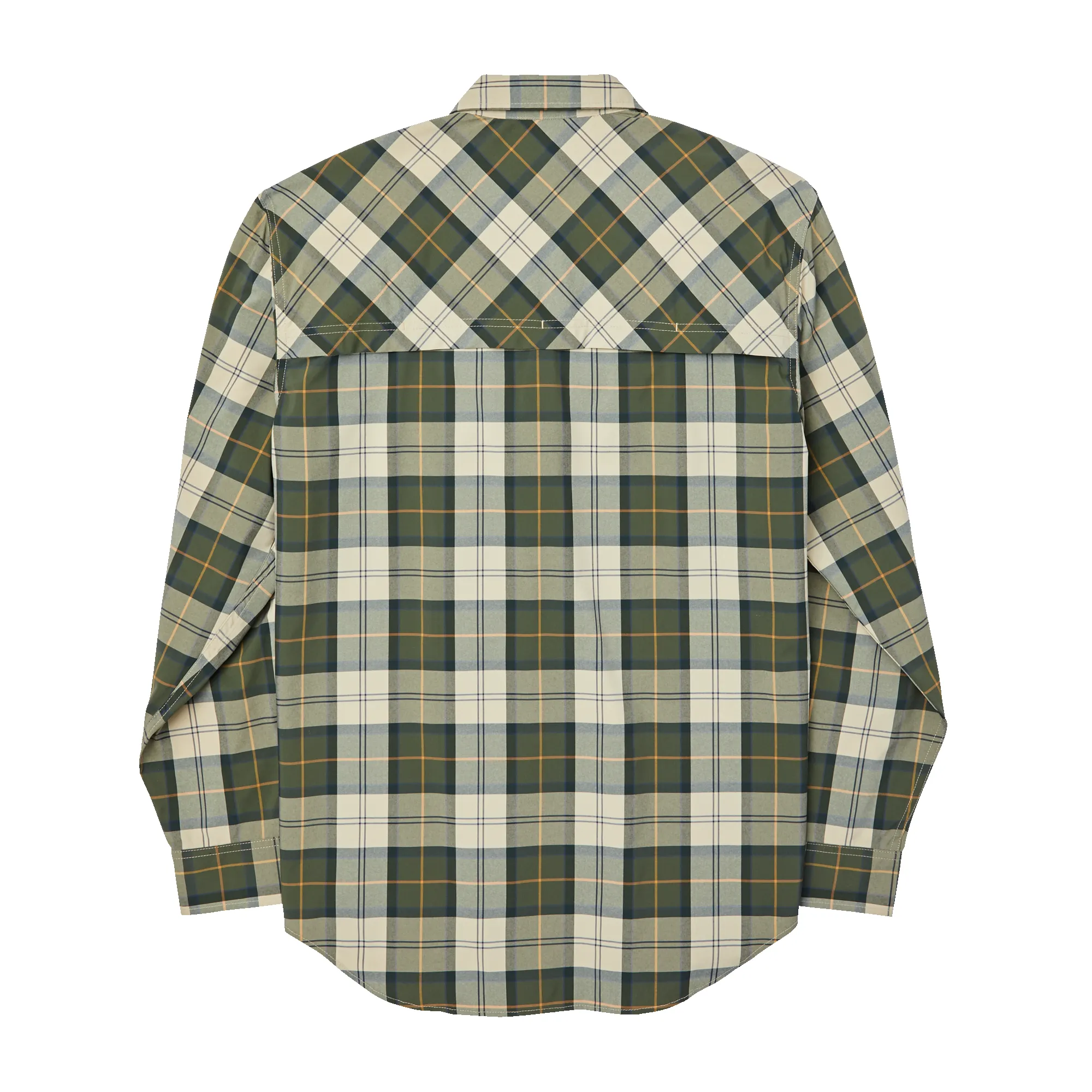 Twin Lakes Sport Shirt - Tan/olive/gold Plaid sold by Filson product image thumbnail 2