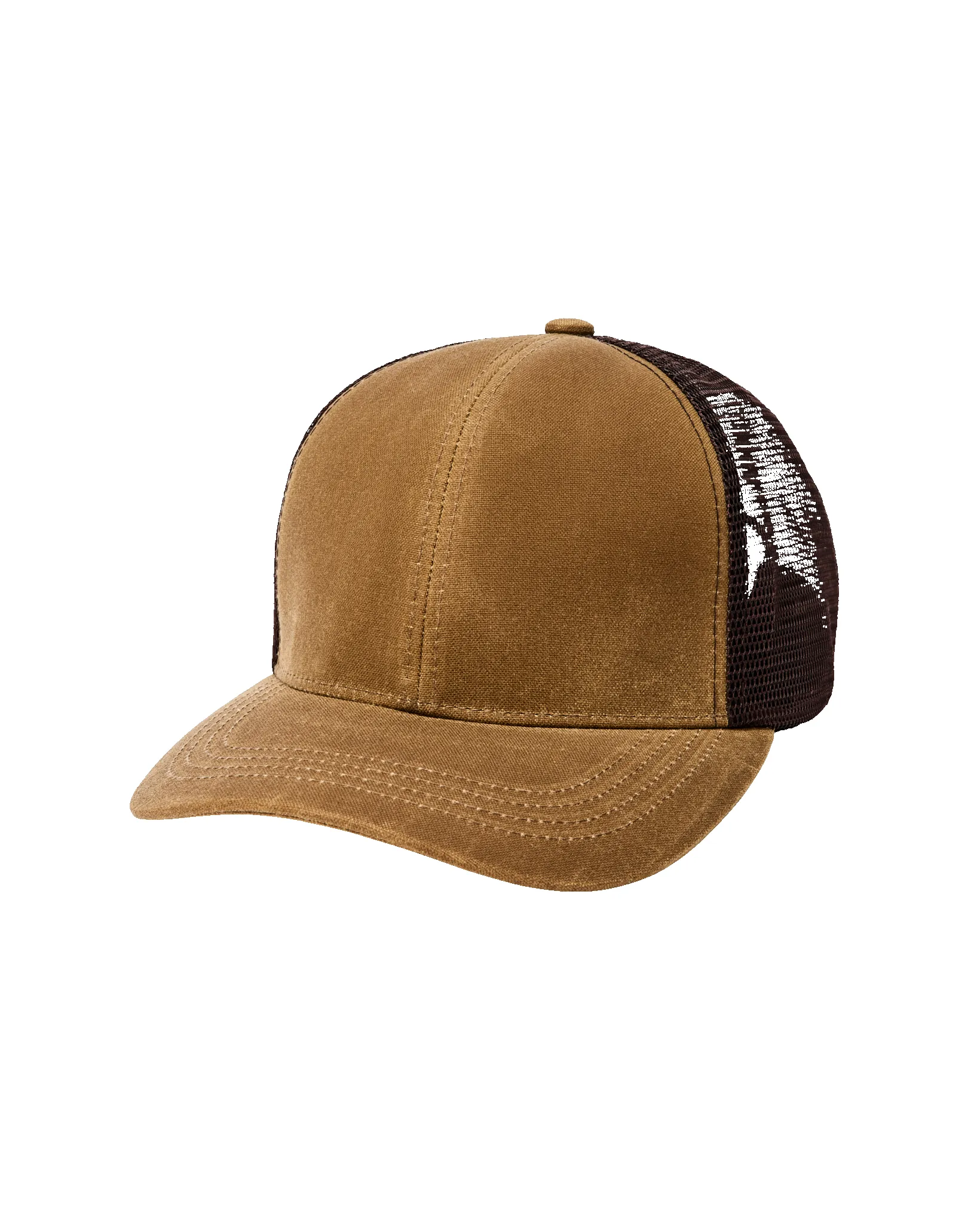 Tin Cloth Logger Mesh Cap - Dark Tan sold by Filson