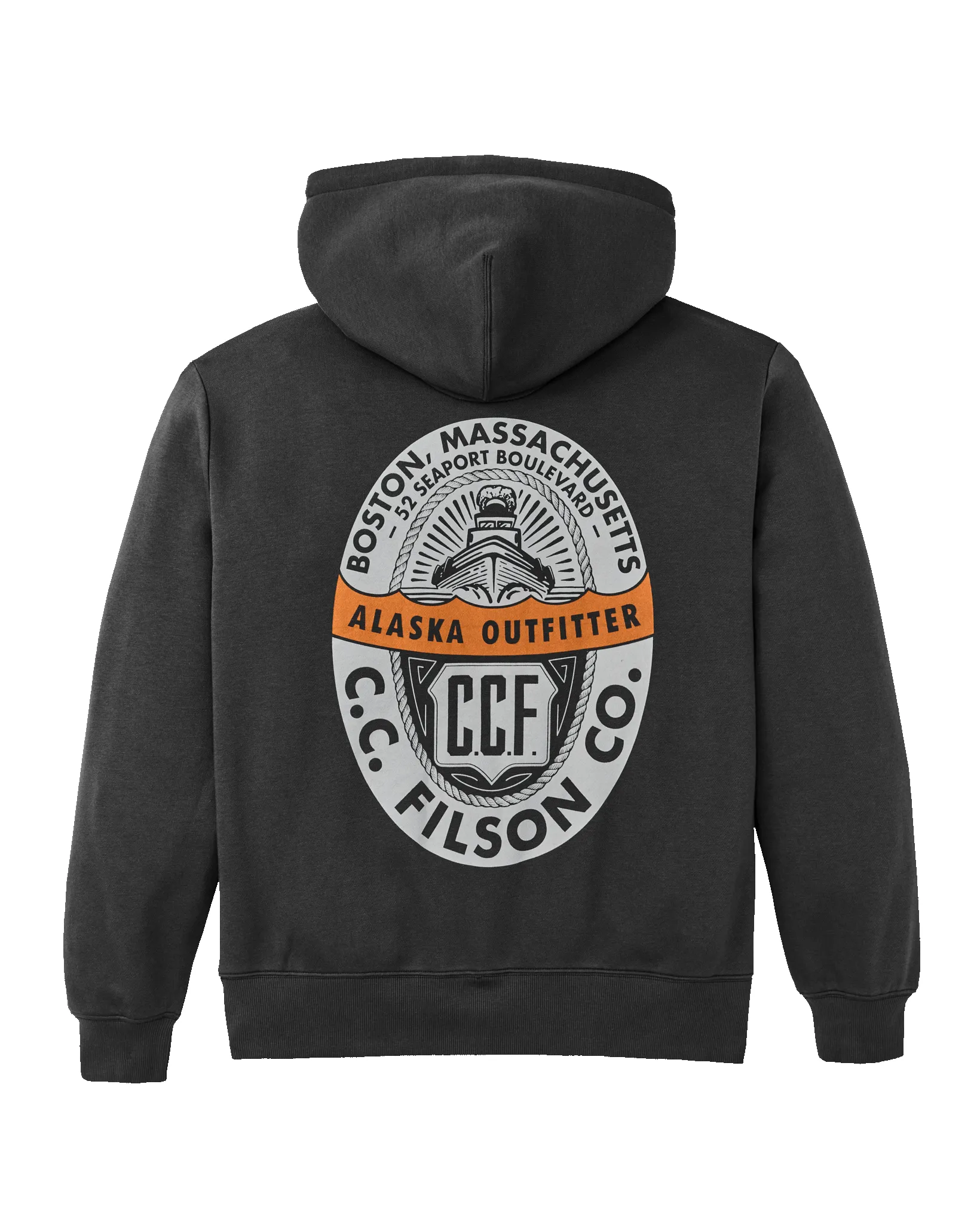 Boston Graphic Hoodie - Faded Black sold by Filson