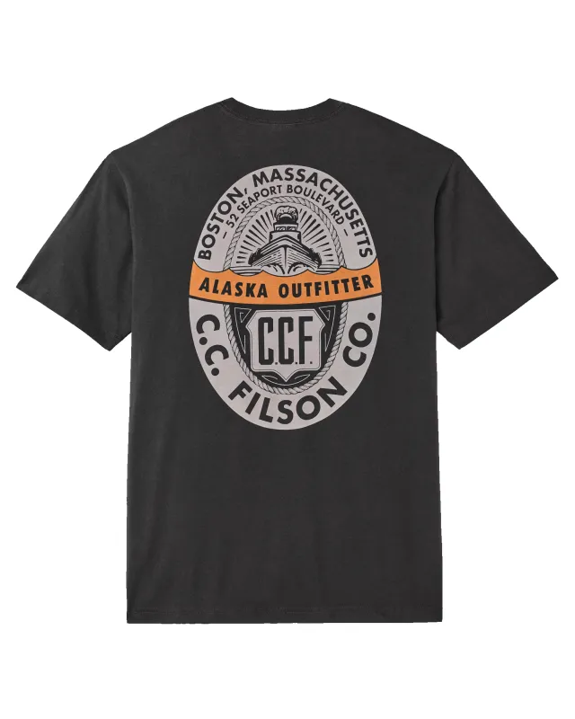 Boston Graphic T-Shirt - Black made by Filson