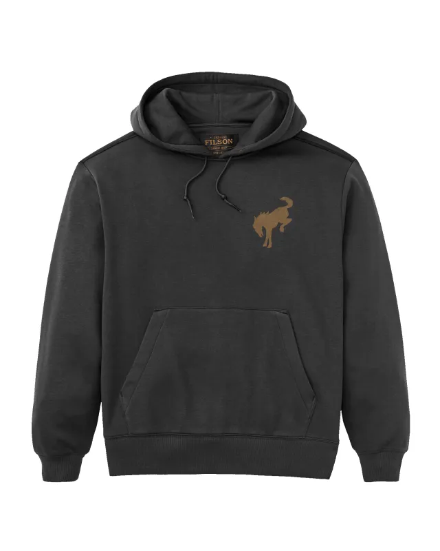 Bronco Graphic Hoodie - Faded Black made by Filson