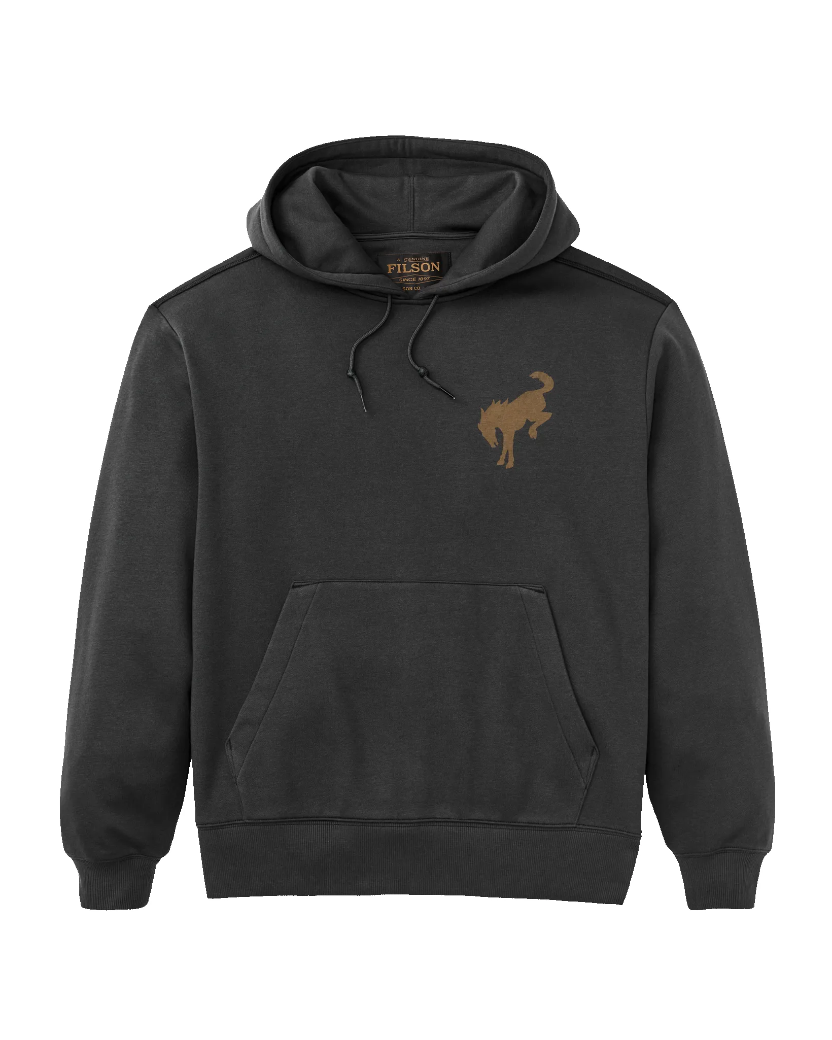 Bronco Filson Graphic Hoodie - Faded Black sold by Filson