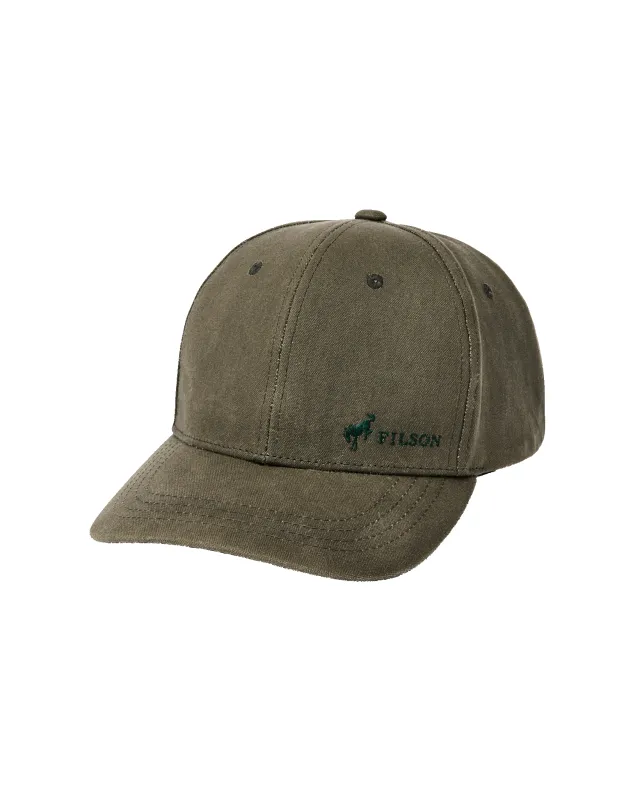 Bronco Filson Waxed Graphic Logger Cap - Otter Green made by Filson