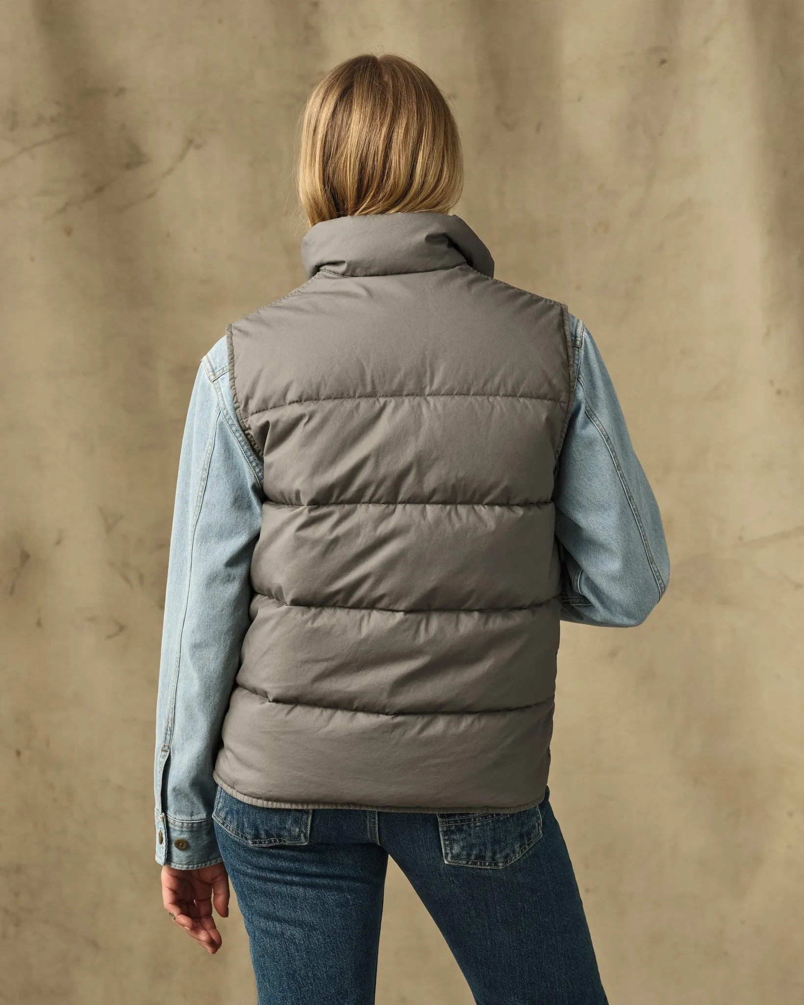 Women's Heritage Cotton Down Vest - Smokey Olive sold by Filson product image thumbnail 2