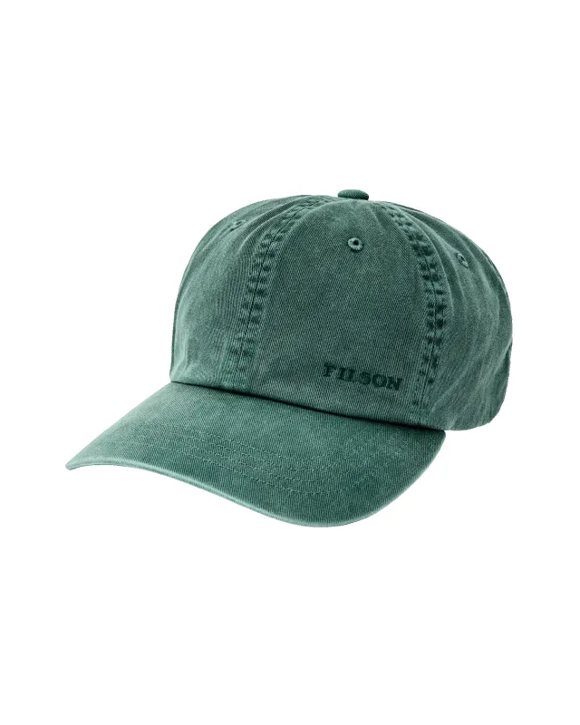 Washed Low-Profile Logger Cap - Washed Green made by Filson
