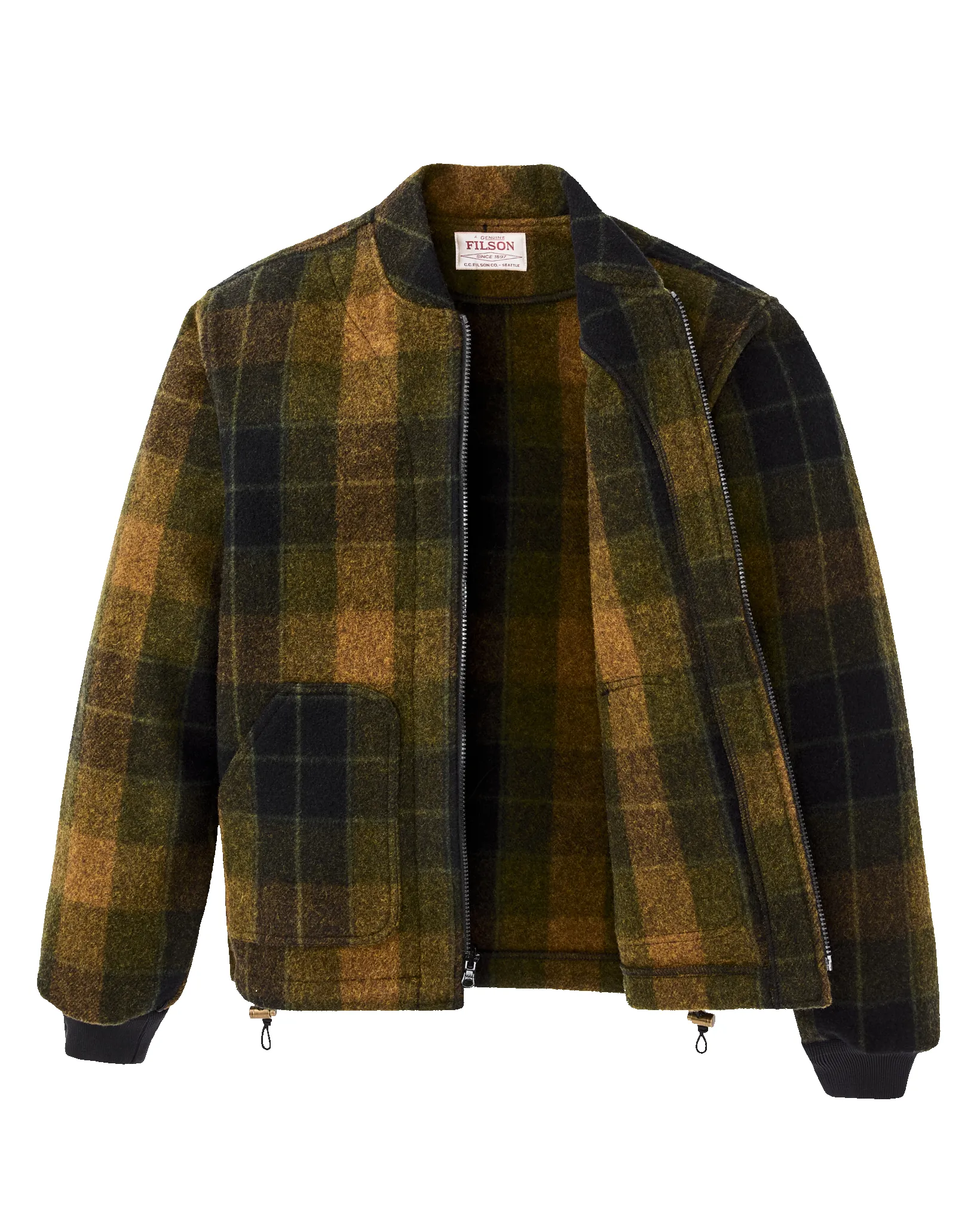 Wool Jacket Liner - Loden Heather Plaid sold by Filson product image thumbnail 3