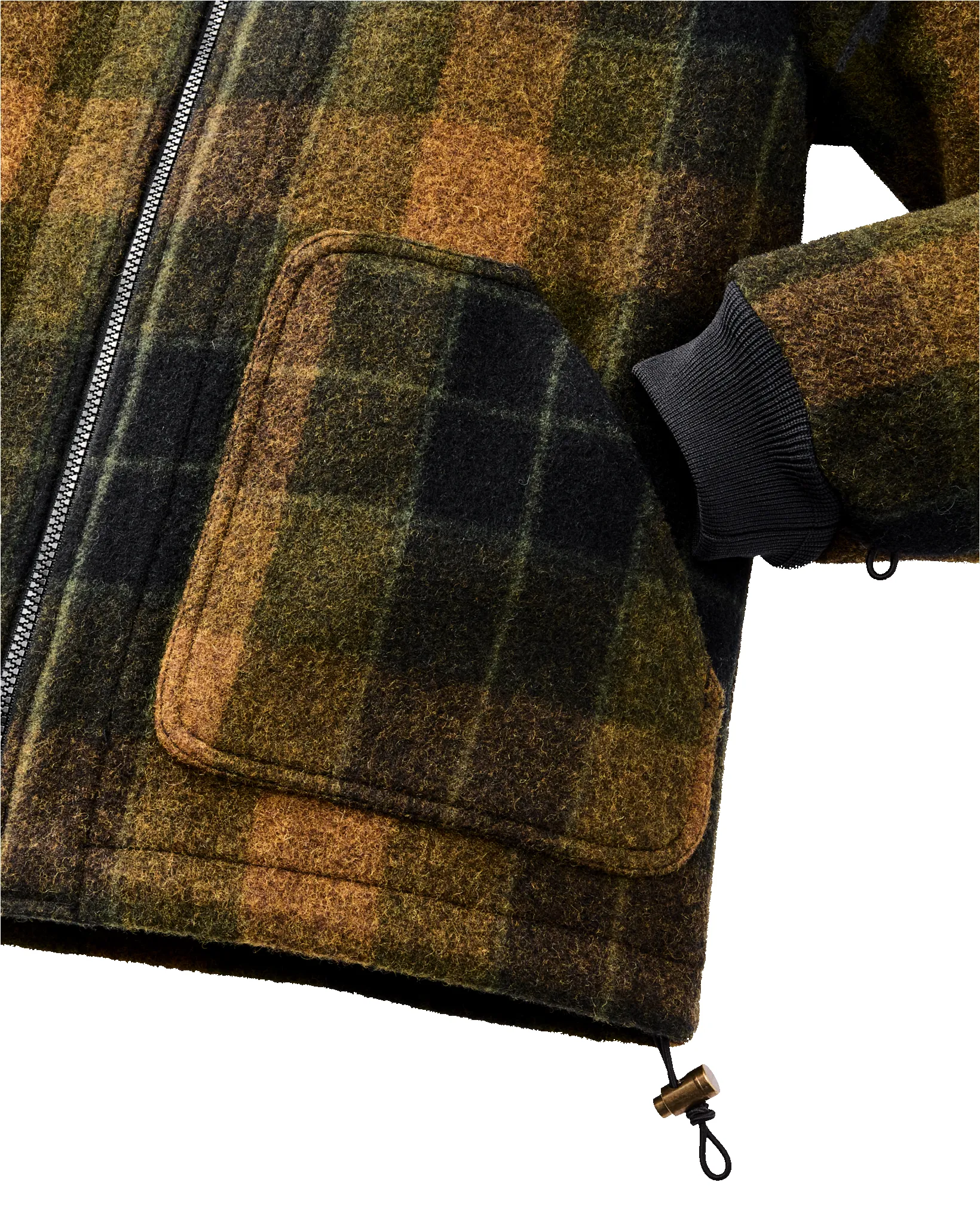 Wool Jacket Liner - Loden Heather Plaid sold by Filson product image thumbnail 4