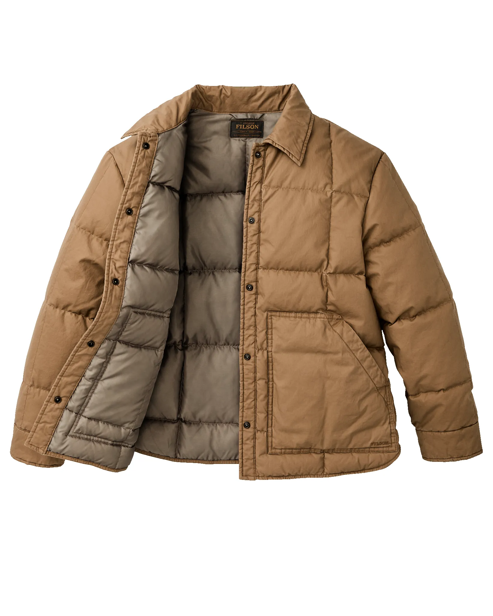 Women's Heritage Cotton Down Jacket - Antique Bronze sold by Filson product image thumbnail 5