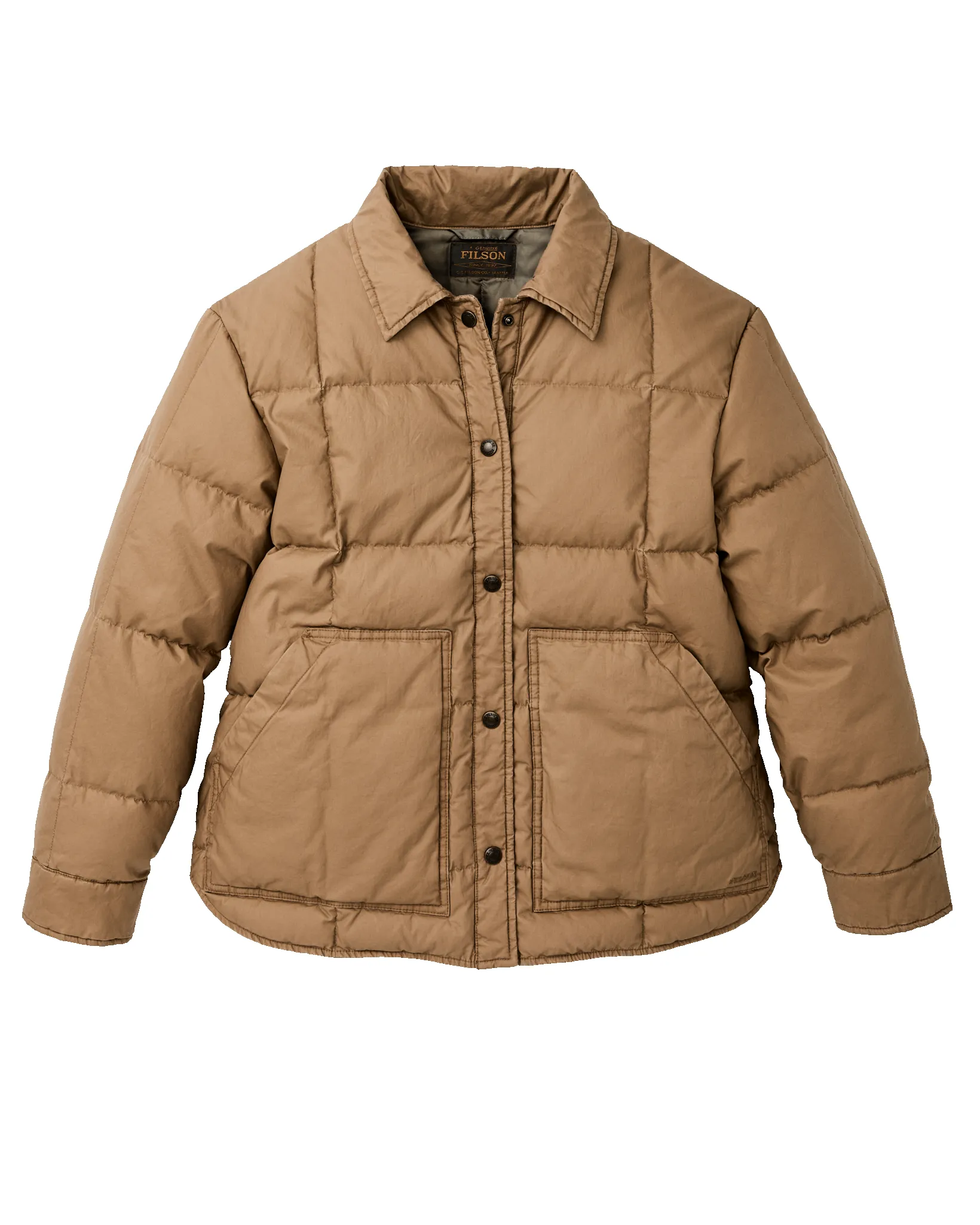 Women's Heritage Cotton Down Jacket - Antique Bronze sold by Filson product image thumbnail 4
