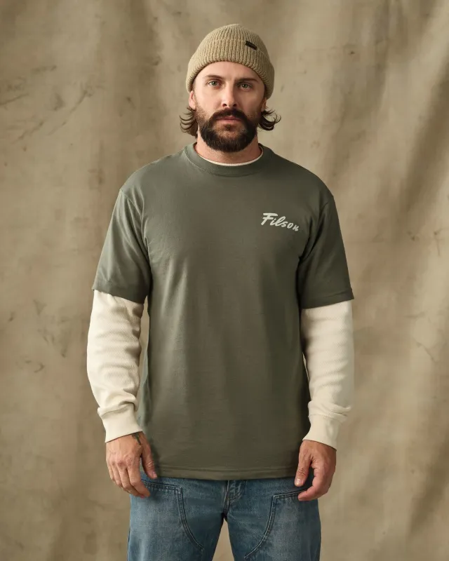 Buck Graphic T-Shirt - Shale made by Filson