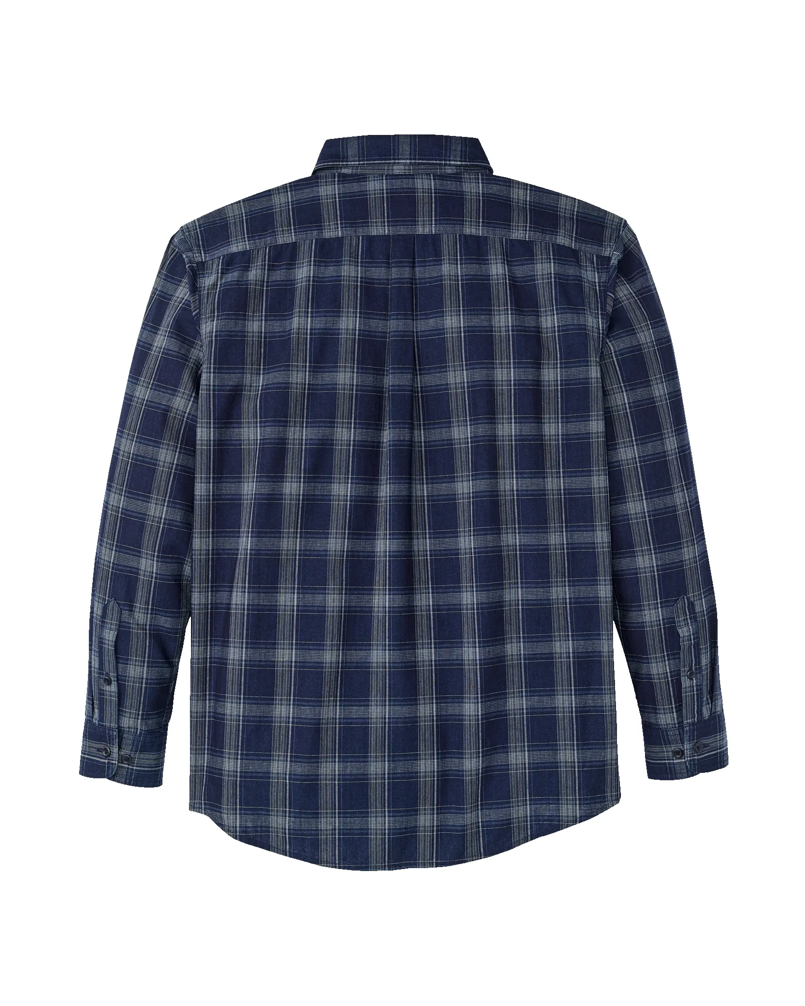 Chambray Button-Down Shirt - Dark Indigo Plaid sold by Filson product image thumbnail 5