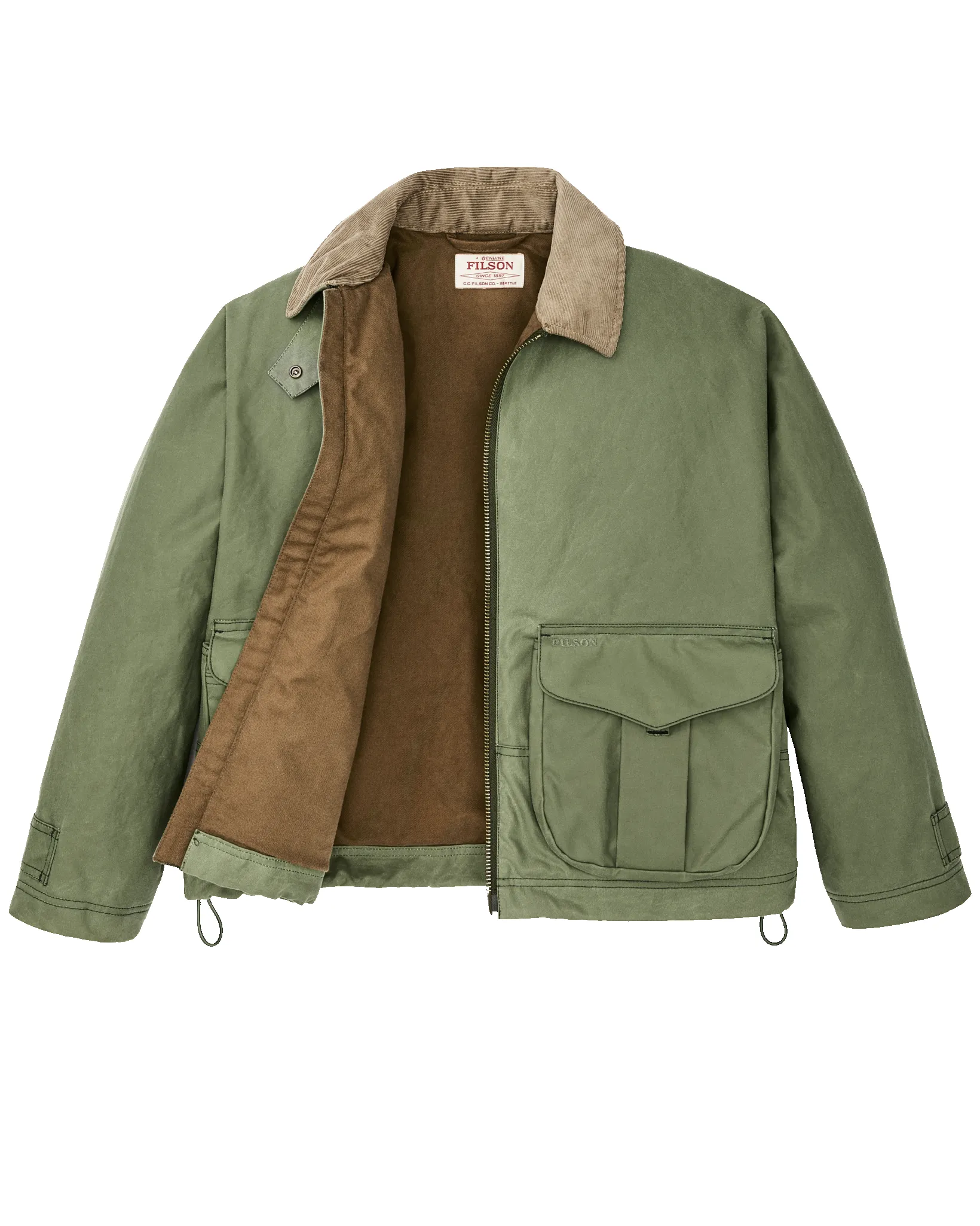 Women's Shelter Cloth Short Work Jacket - Sage Olive sold by Filson product image thumbnail 4