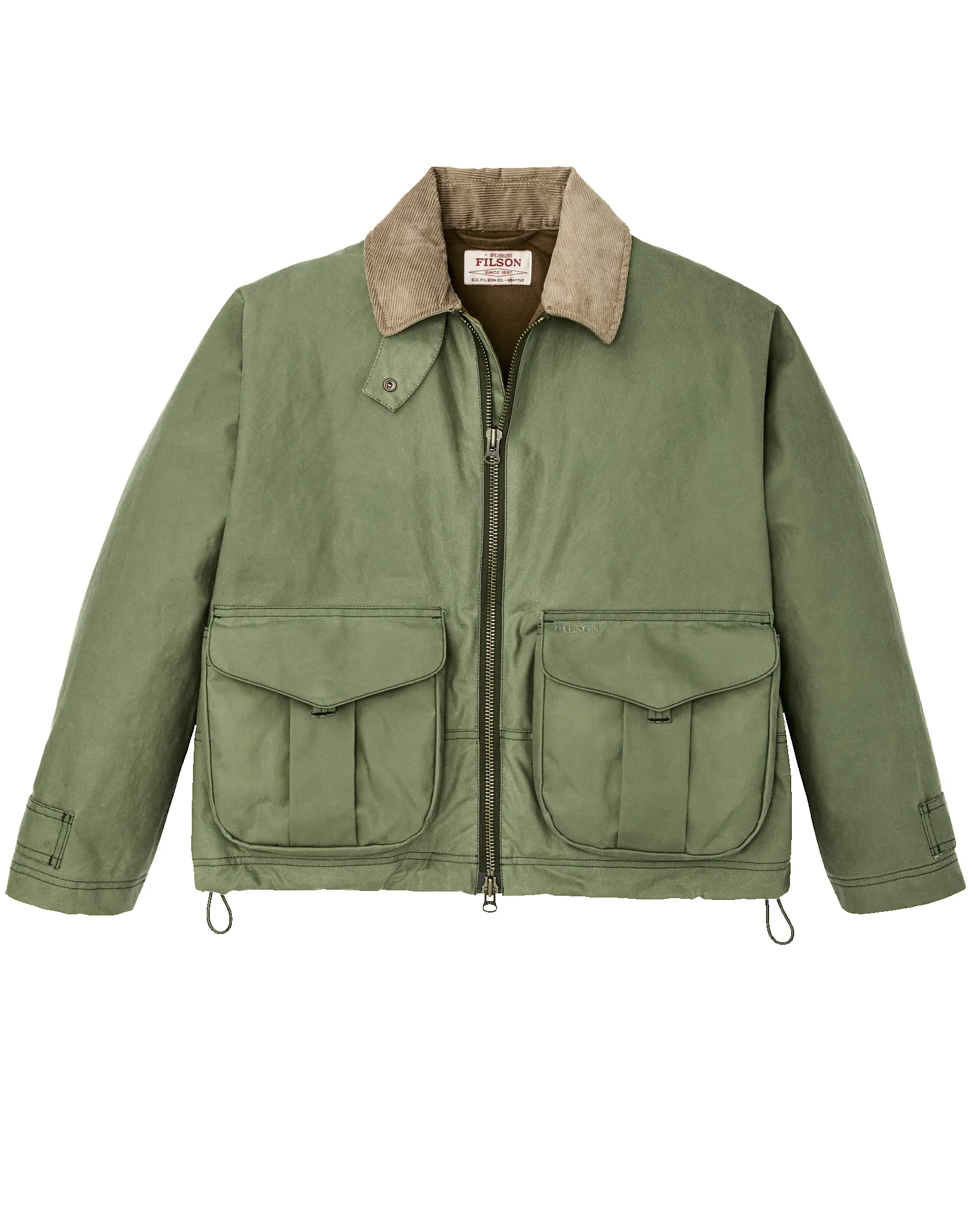Women's Shelter Cloth Short Work Jacket - Sage Olive sold by Filson product image thumbnail 3