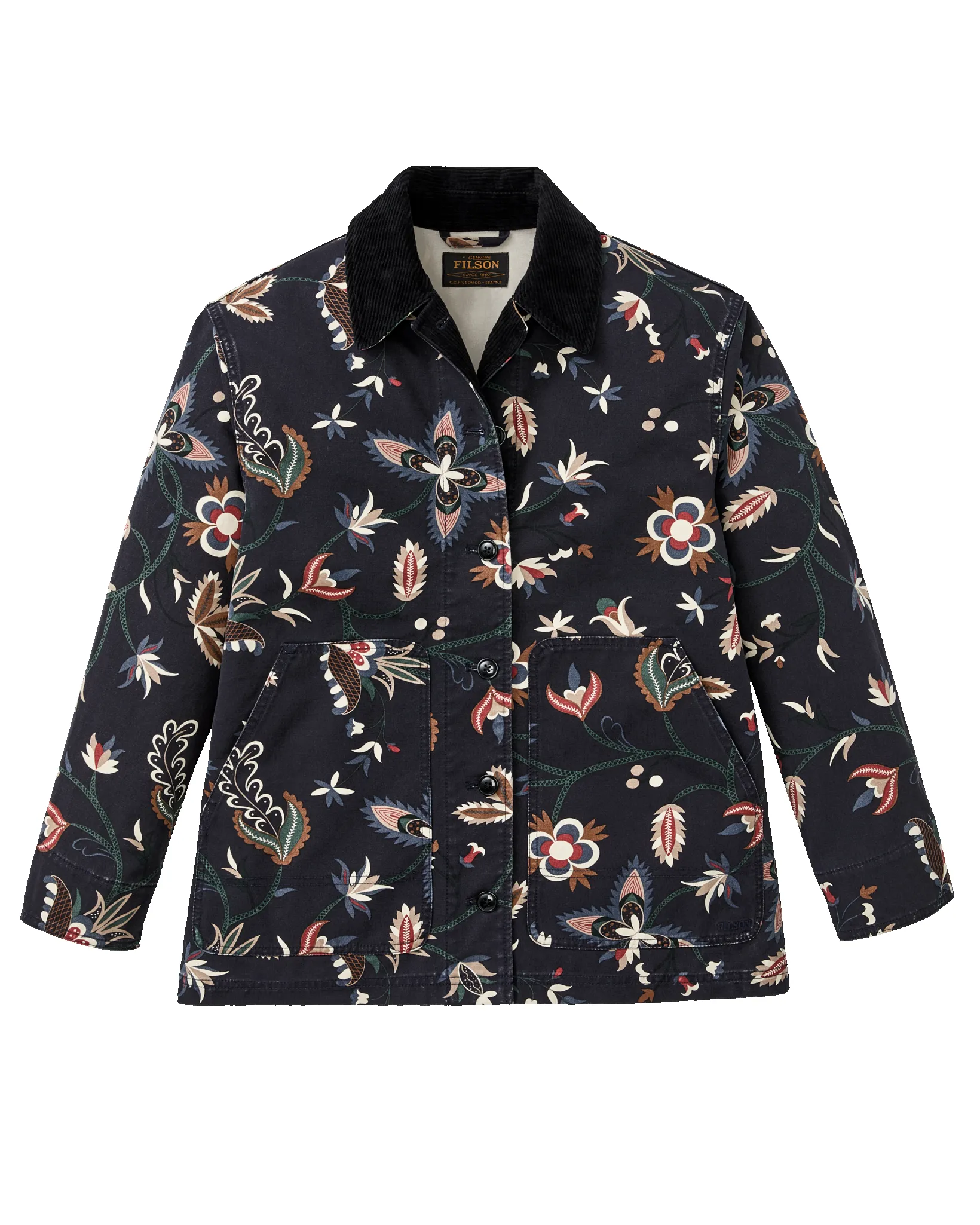 Women's Canvas Barn Coat - India Ink Print sold by Filson product image thumbnail 4