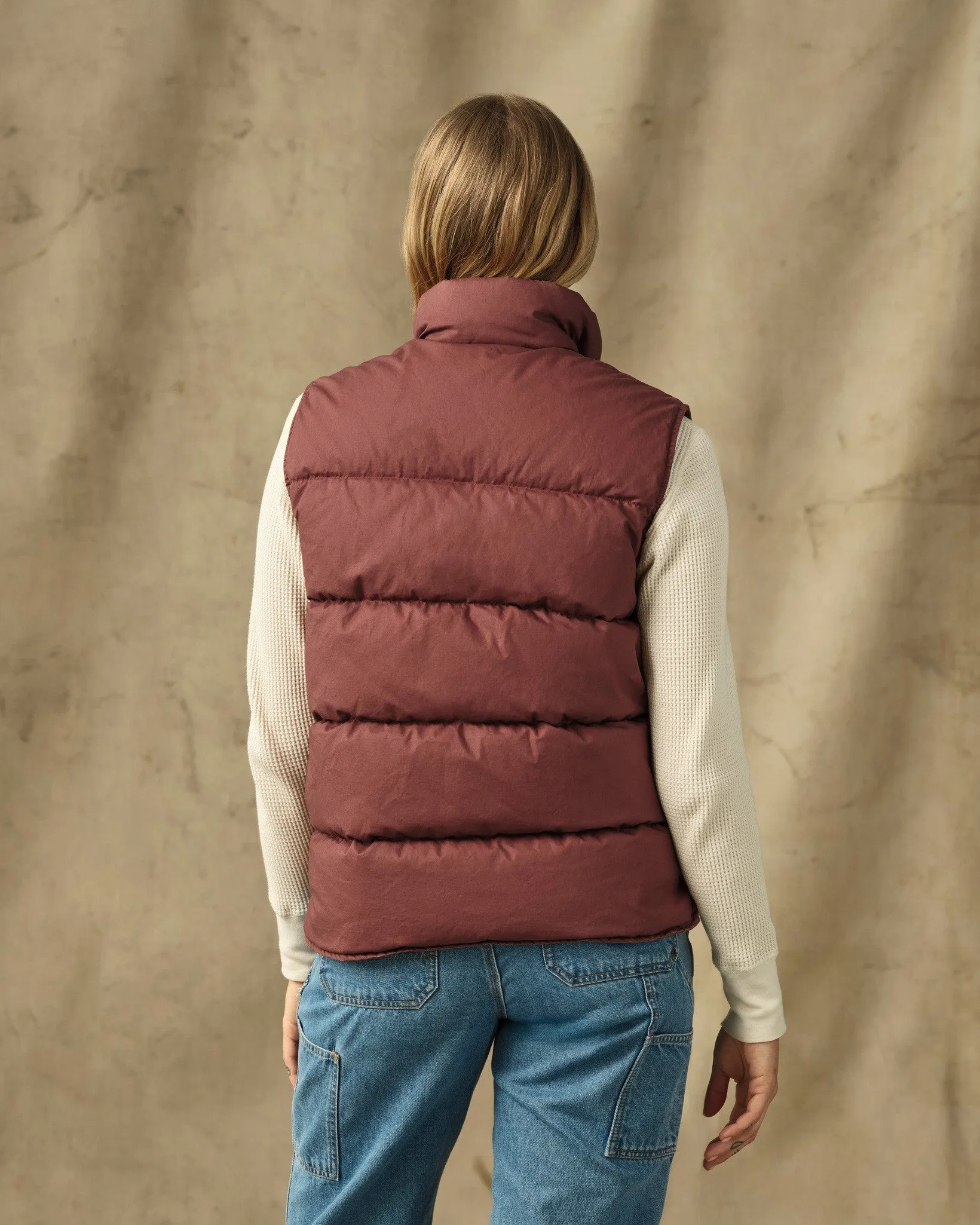 Women's Heritage Cotton Down Vest - Smoked Paprika sold by Filson product image thumbnail 2