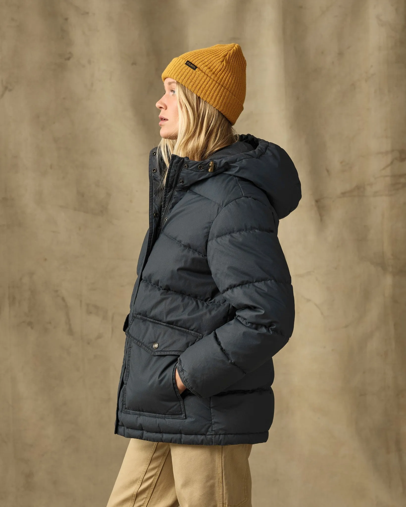 Women's Heritage Cotton Down Parka - Bluefin sold by Filson product image thumbnail 3