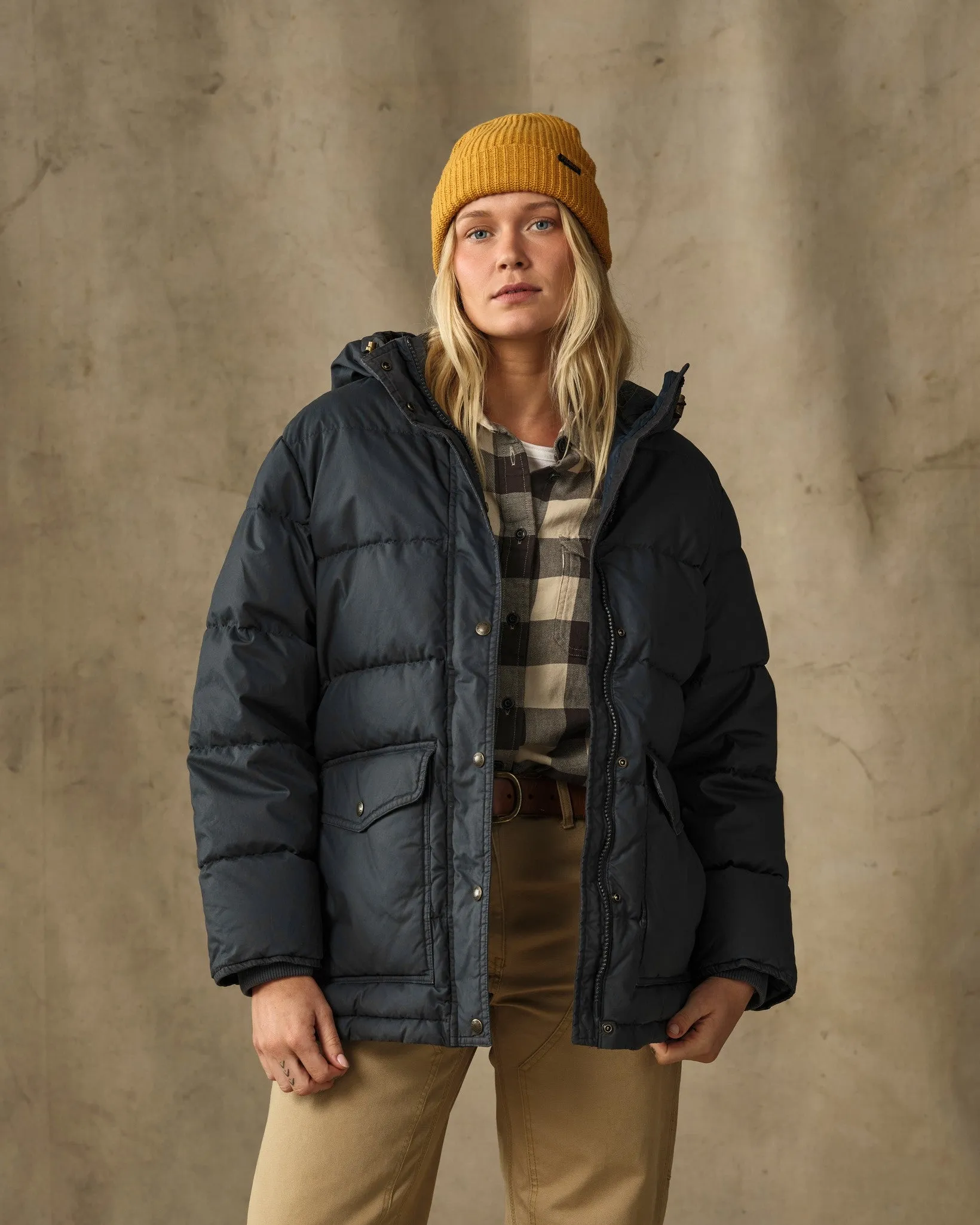 Women's Heritage Cotton Down Parka - Bluefin sold by Filson