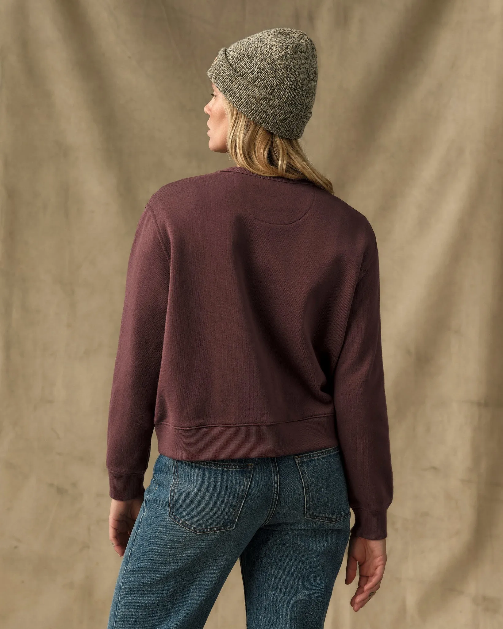 Women's French Terry Crewneck - Eagle Brown sold by Filson product image thumbnail 2