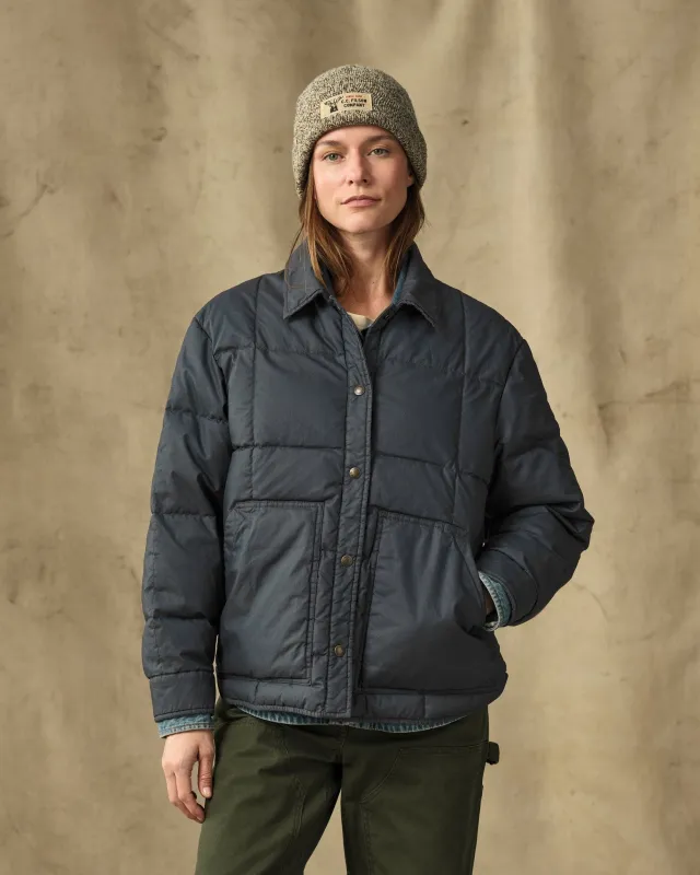 Women's Heritage Cotton Down Jacket - Bluefin made by Filson