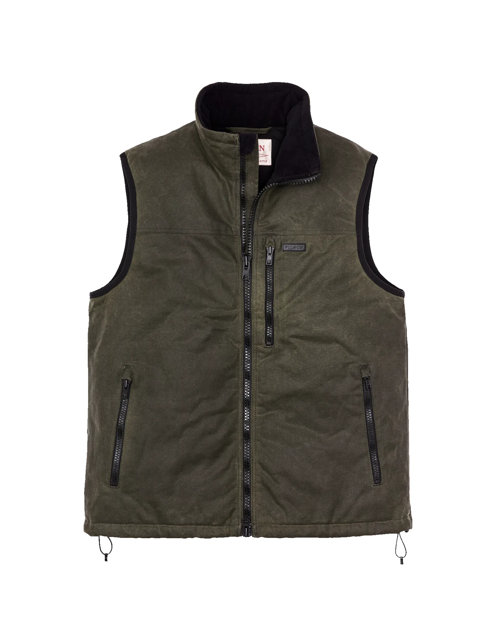 Tin Cloth Insulated Vest - Otter Green sold by Filson