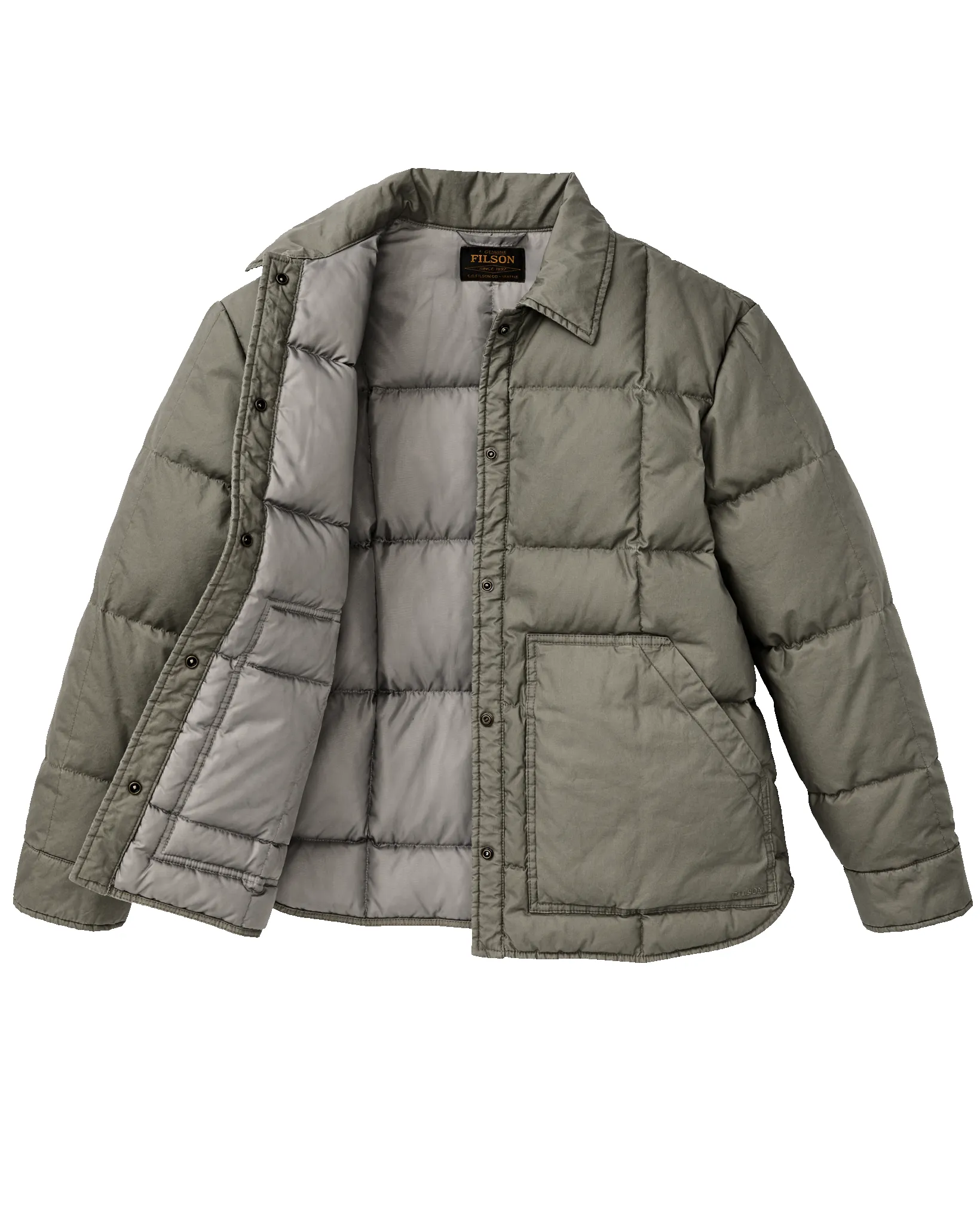 Women's Heritage Cotton Down Jacket - Smokey Olive sold by Filson product image thumbnail 5
