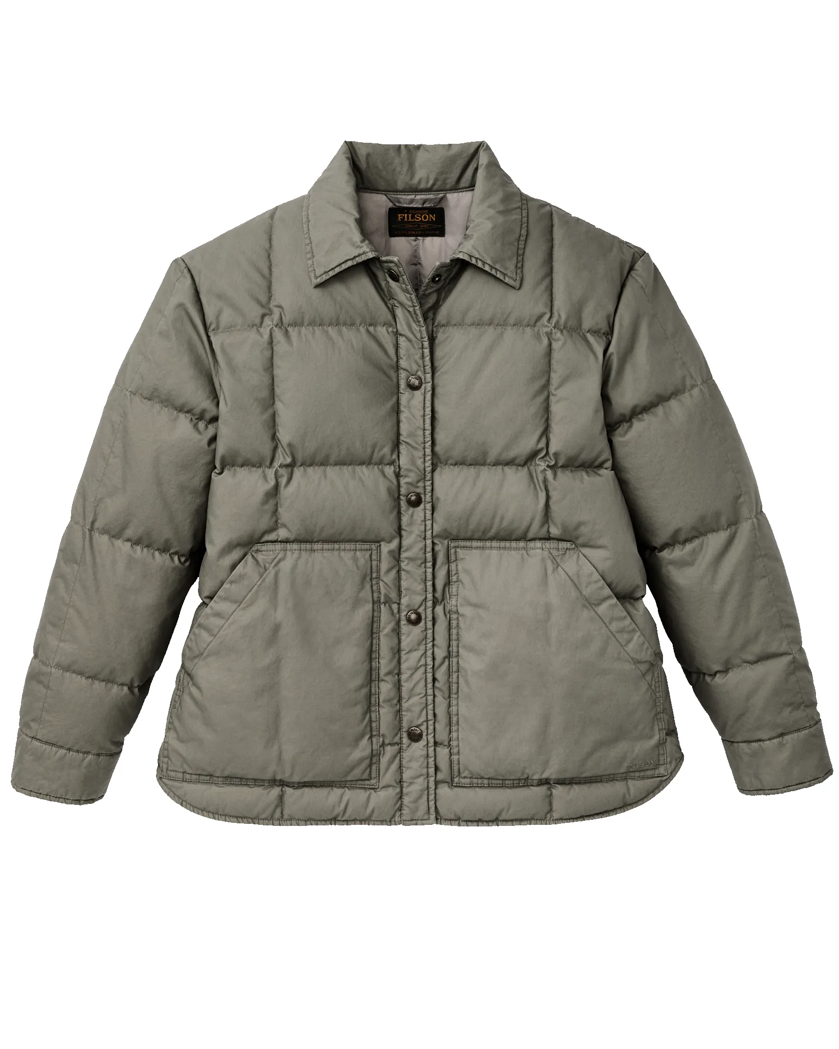 Women's Heritage Cotton Down Jacket - Smokey Olive sold by Filson product image thumbnail 4