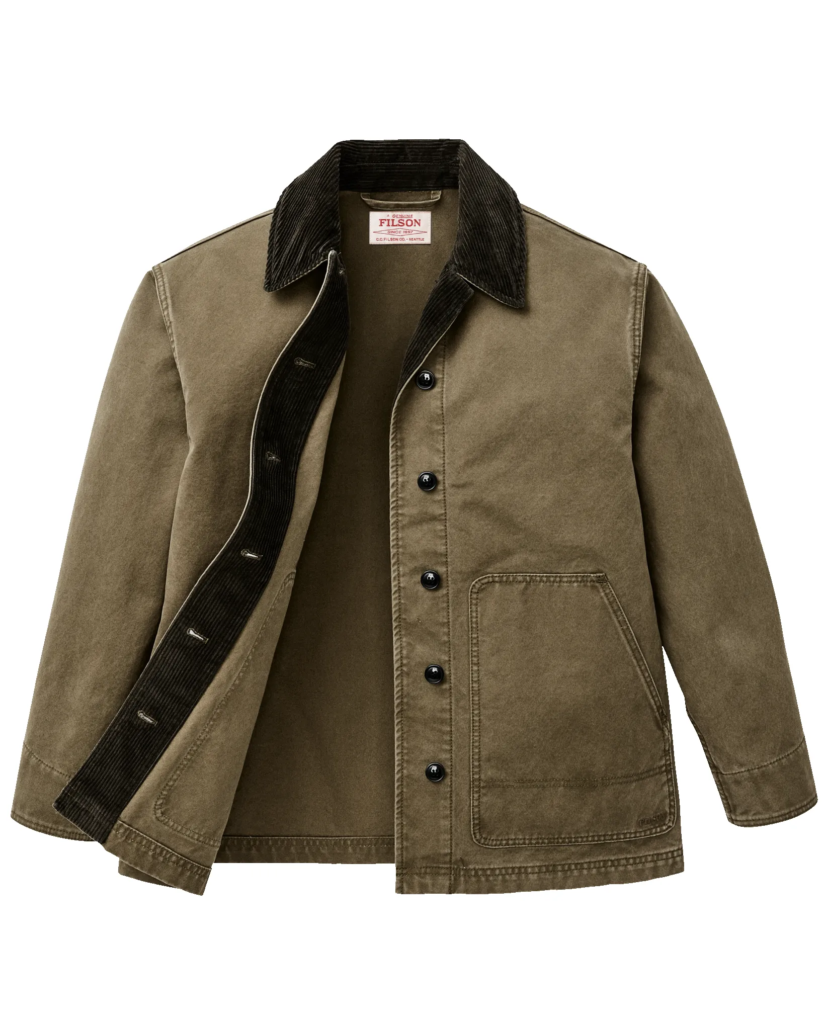 Women's Canvas Barn Coat - Marsh Olive sold by Filson product image thumbnail 5