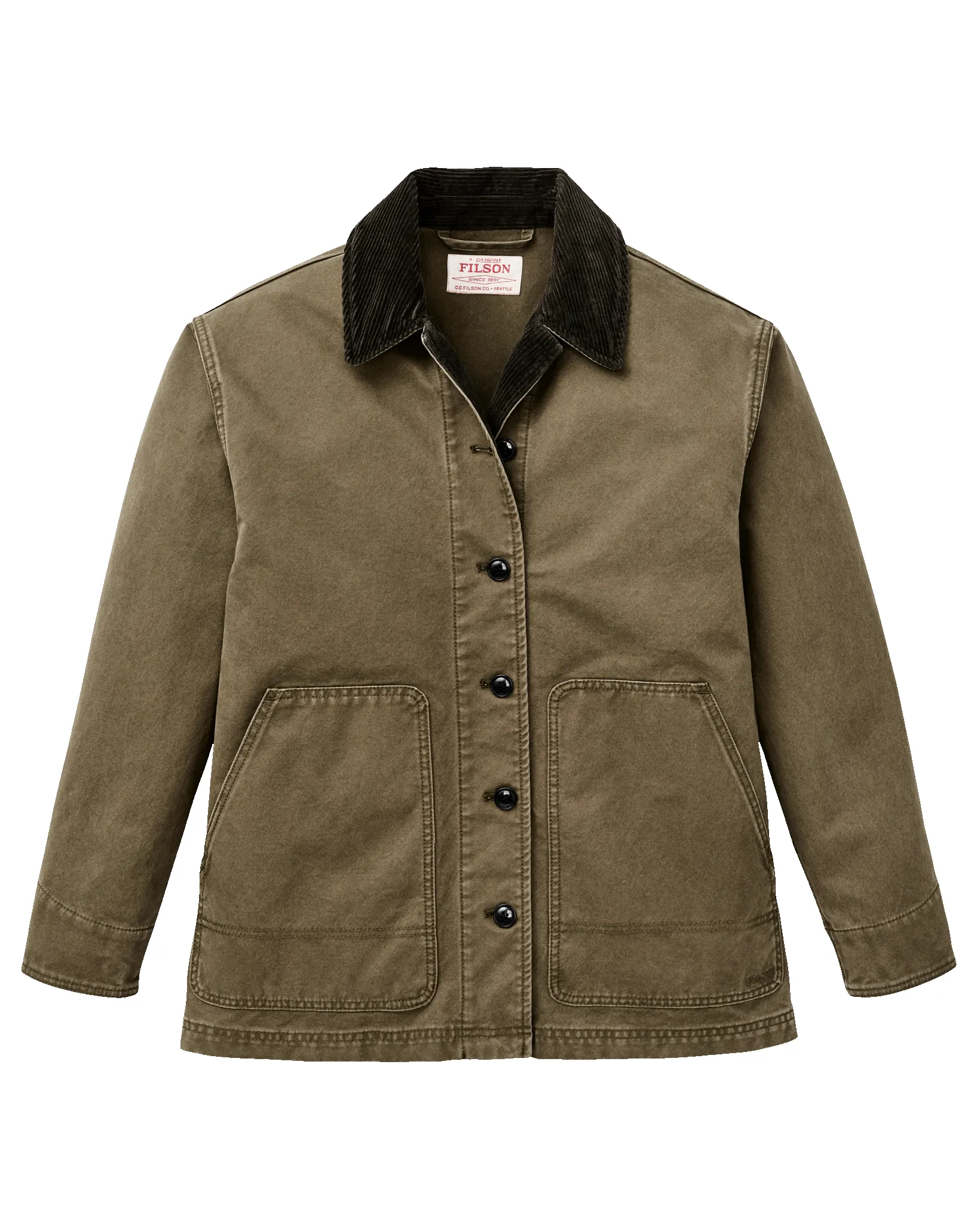 Women's Canvas Barn Coat - Marsh Olive sold by Filson product image thumbnail 4
