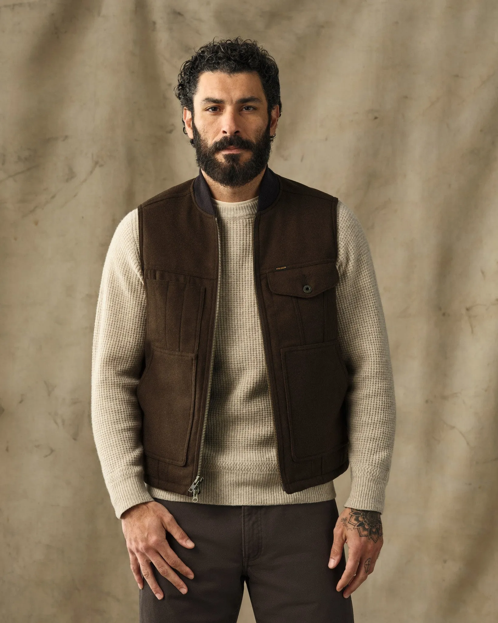 Spokane Insulated Work Vest - Beaver Brown sold by Filson product image thumbnail 4