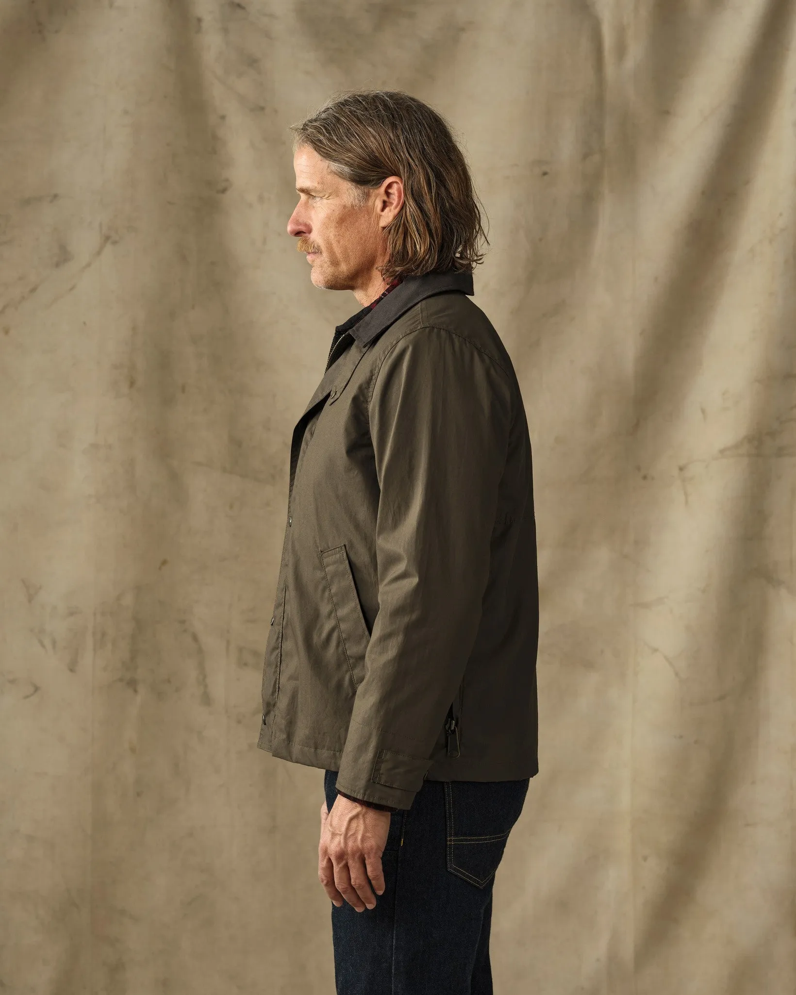 Dry Wax Short Field Jacket - Burnt Olive sold by Filson product image thumbnail 3