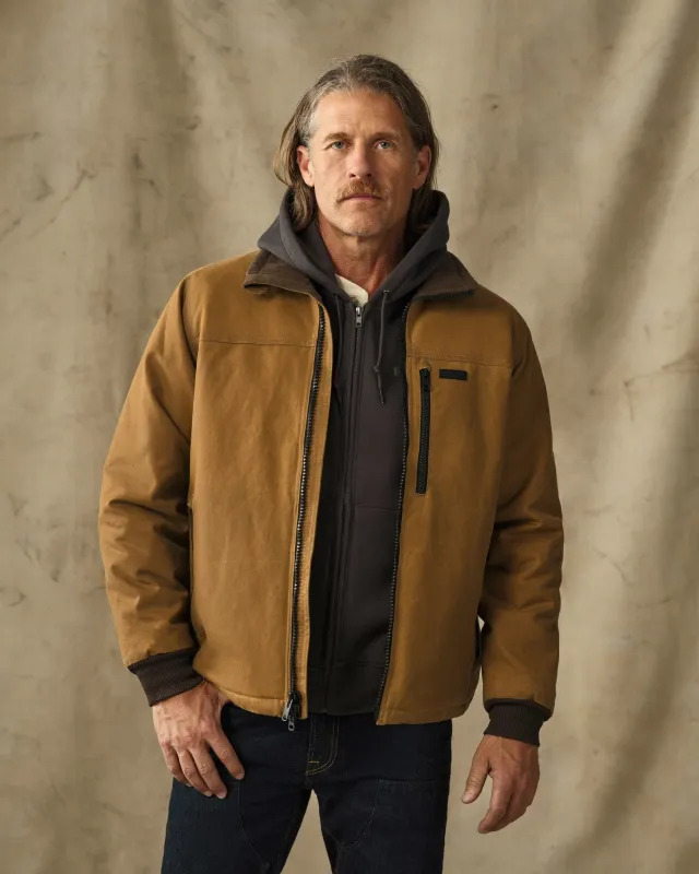 Tin Cloth Insulated Jacket - Dark Tan made by Filson