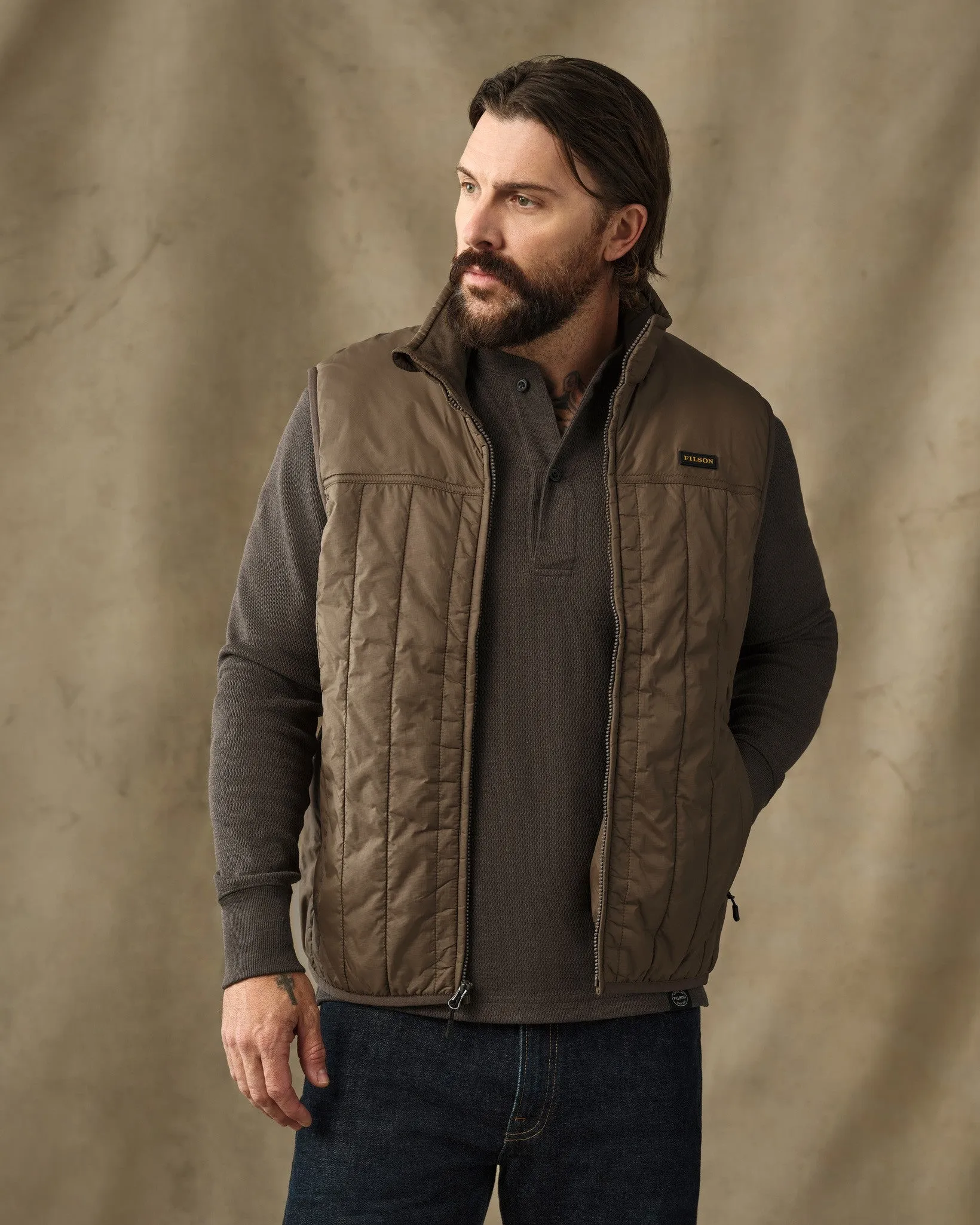 Ultralight Vest - Teak sold by Filson